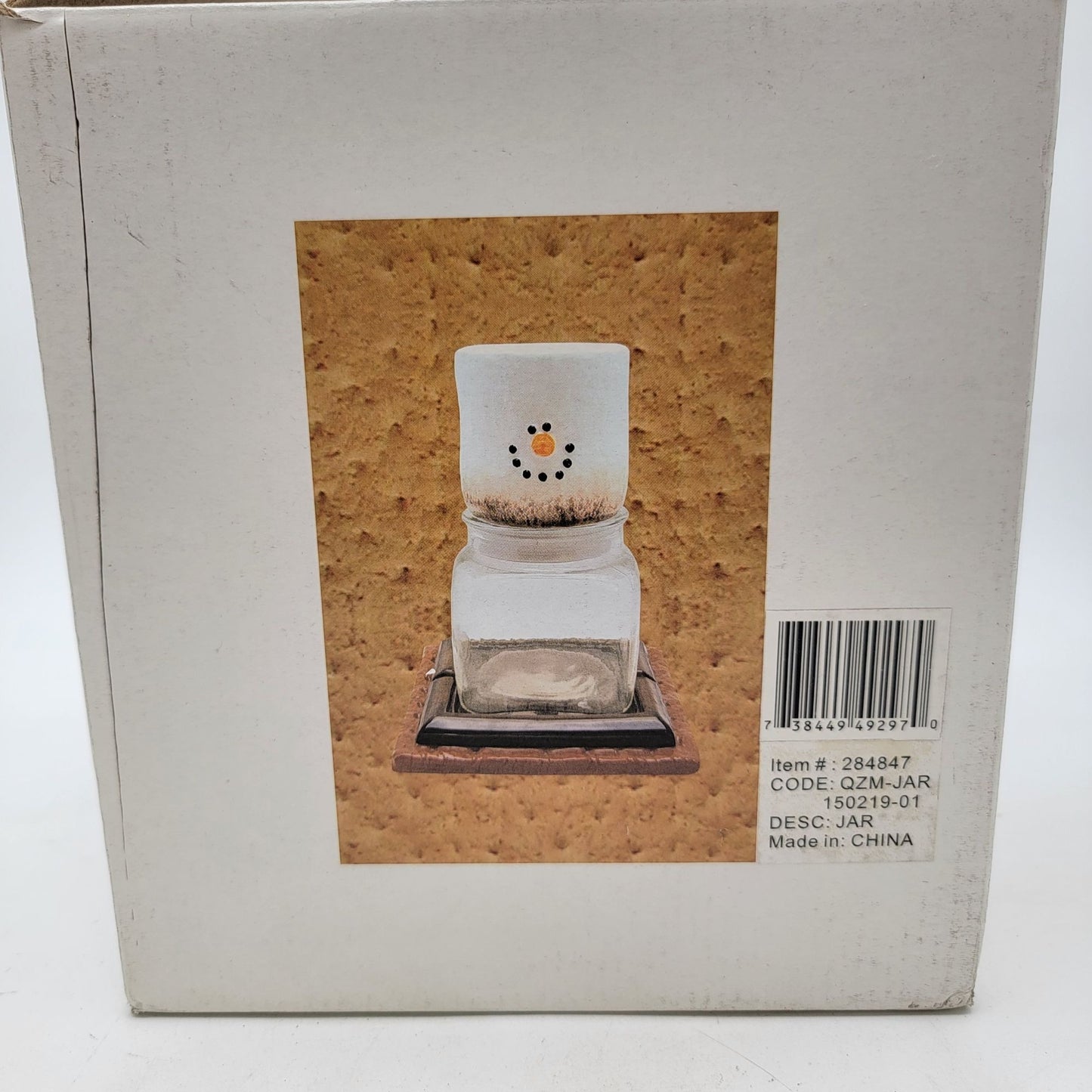 Midwest Of Cannon Falls Smores Snowman Storage Jar NEW