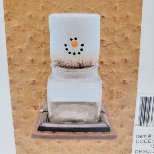 Midwest Of Cannon Falls Smores Snowman Storage Jar NEW