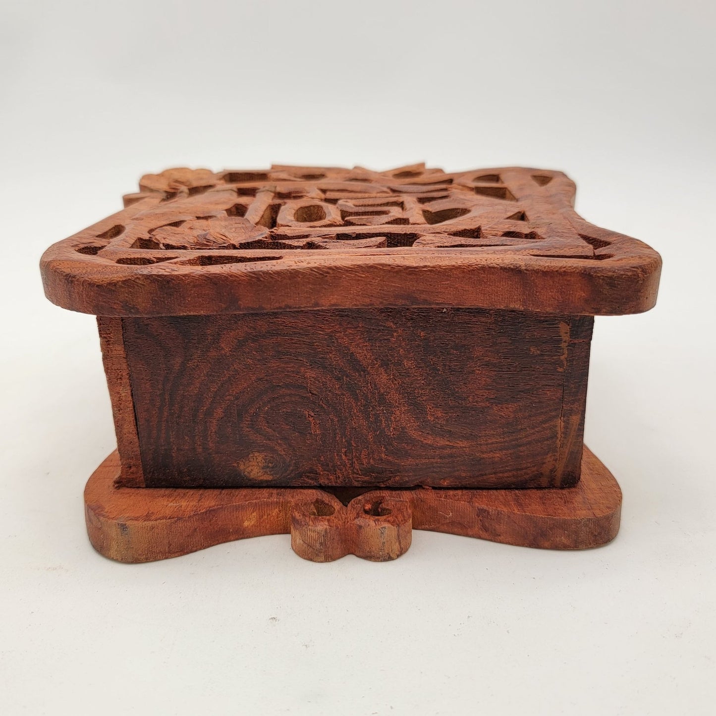 Vintage Handcrafted Wooden Mail Holder & Organizer