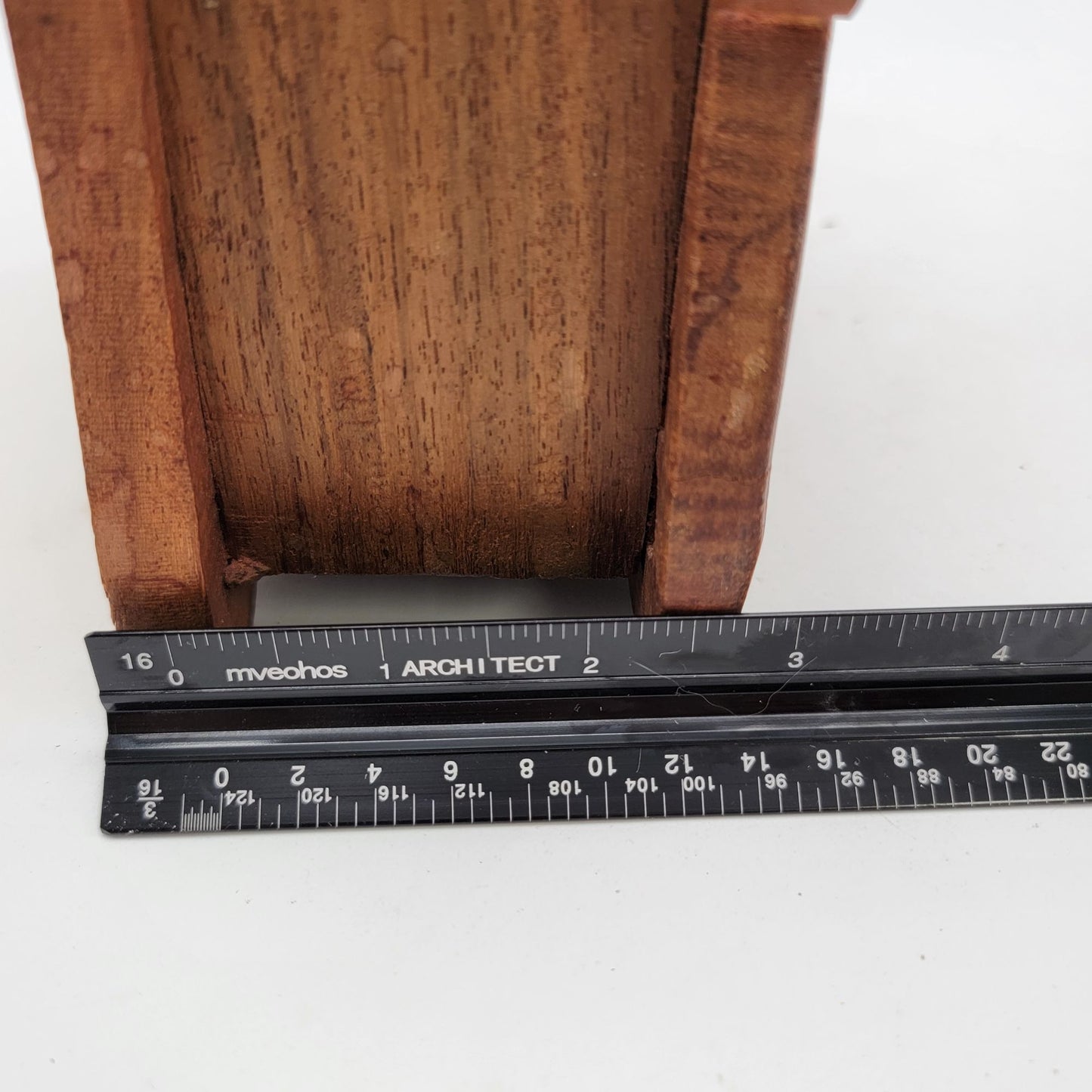 Vintage Handcrafted Wooden Mail Holder & Organizer