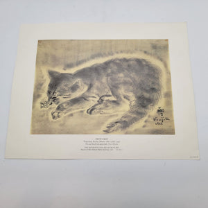 MMA Petit Chat By Tsugouhara Foujita Print Poster