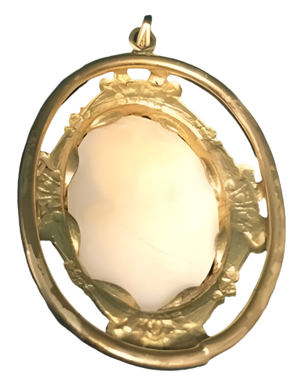 Antique Sardony Shell Cameo Pendant