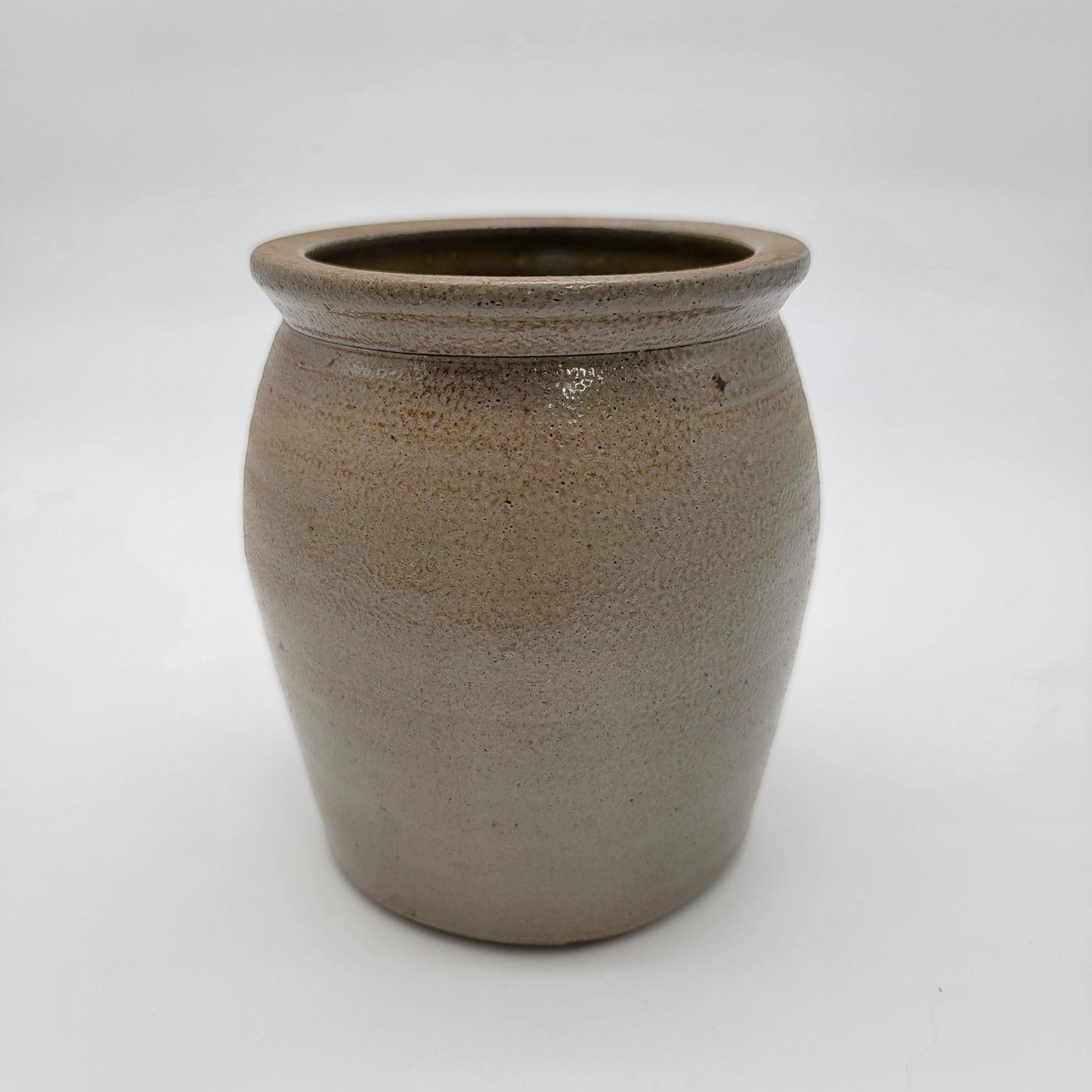 Vintage Signed 1988 Beaumont Pottery Stoneware Jar With Bird