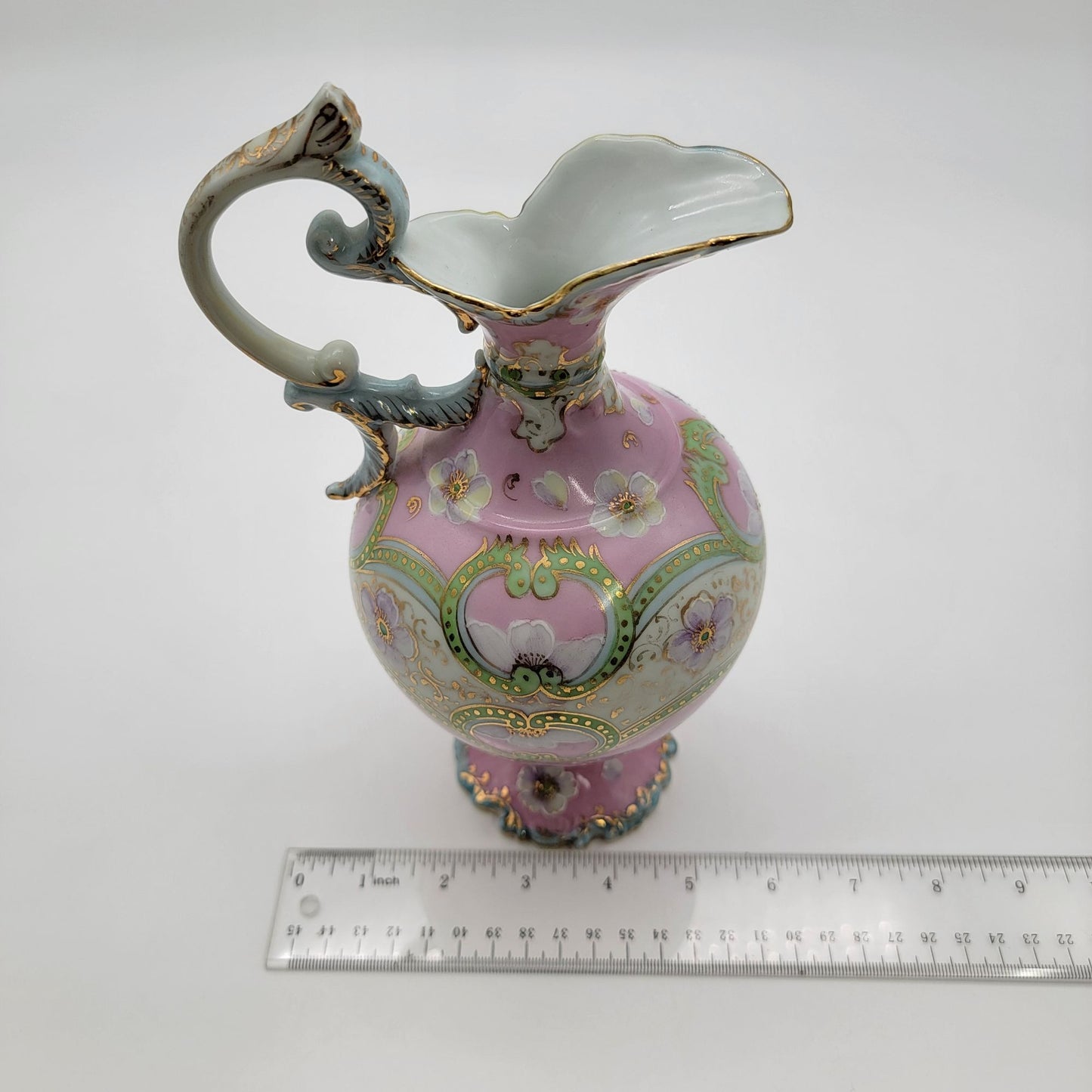Antique Porcelain Ewer Pitcher Vase As Found