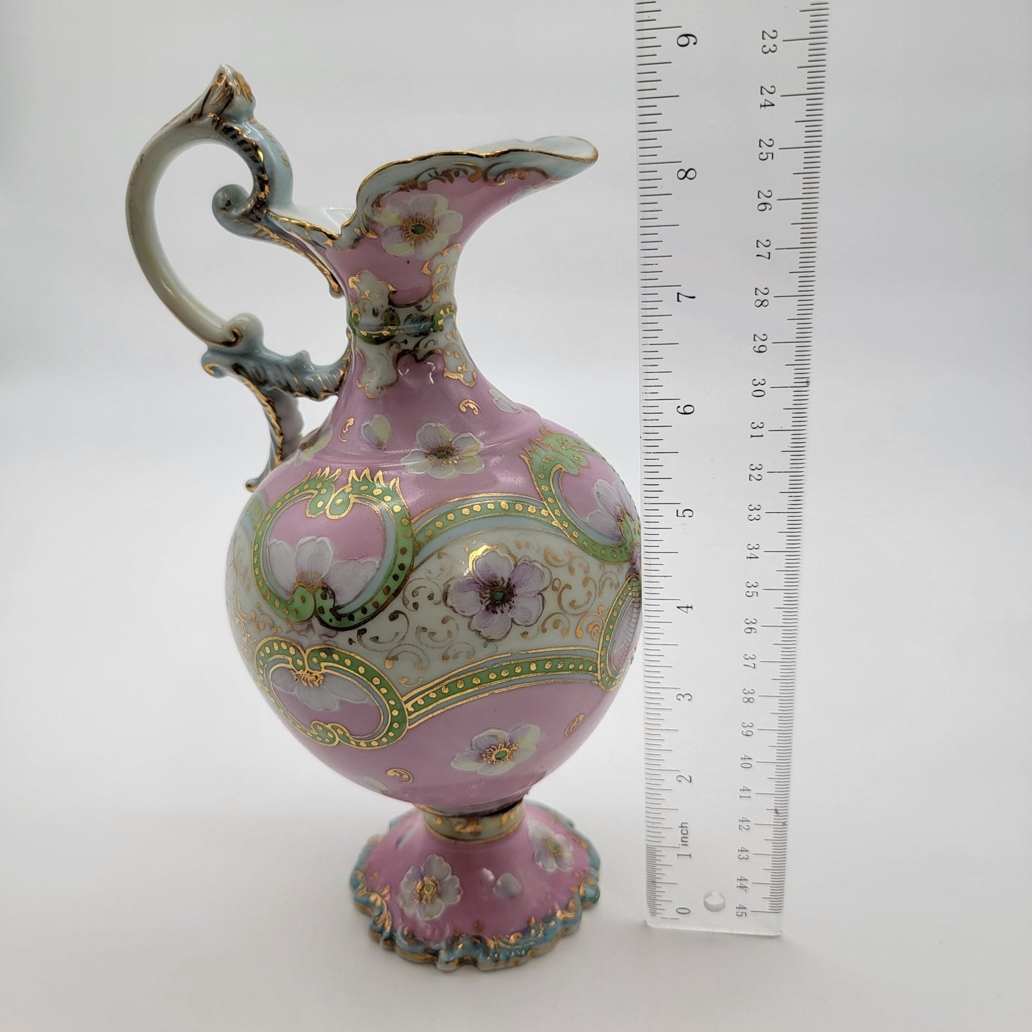 Antique Porcelain Ewer Pitcher Vase As Found