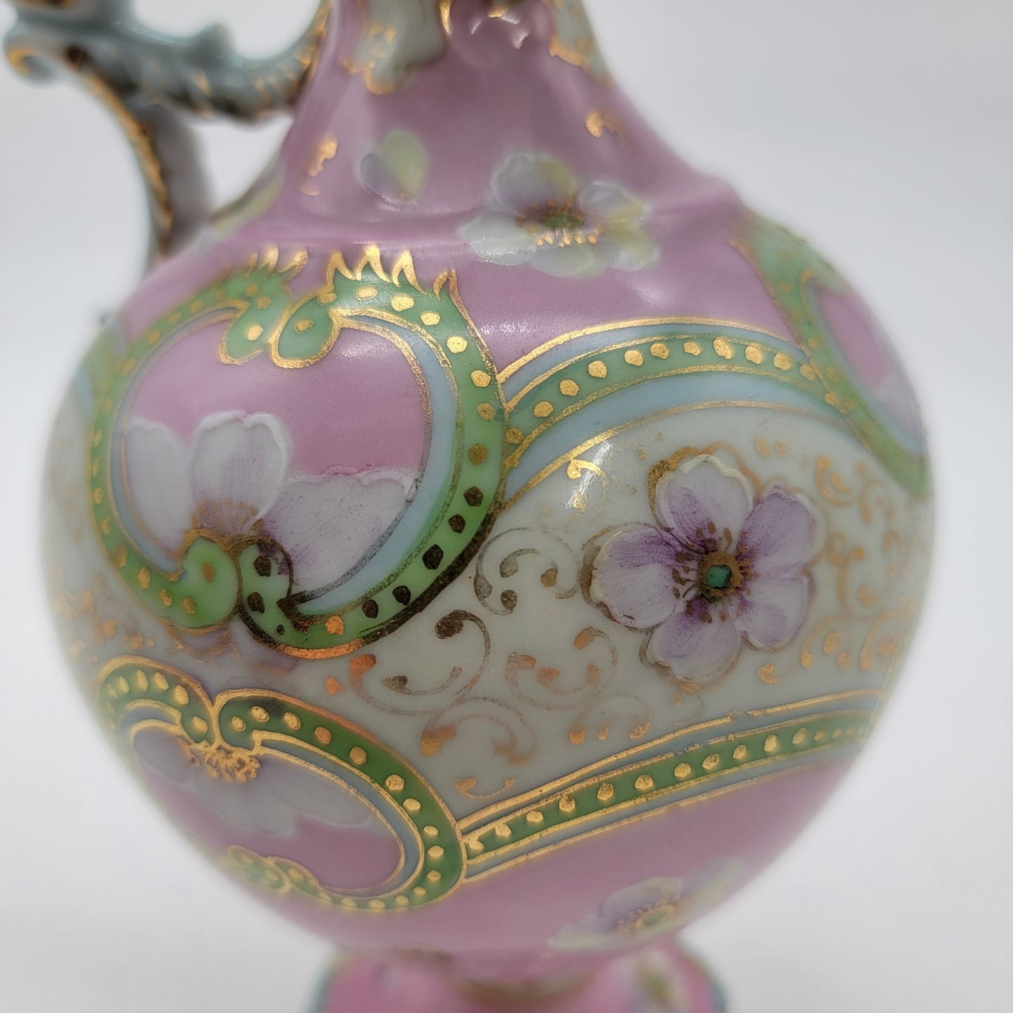 Antique Porcelain Ewer Pitcher Vase As Found