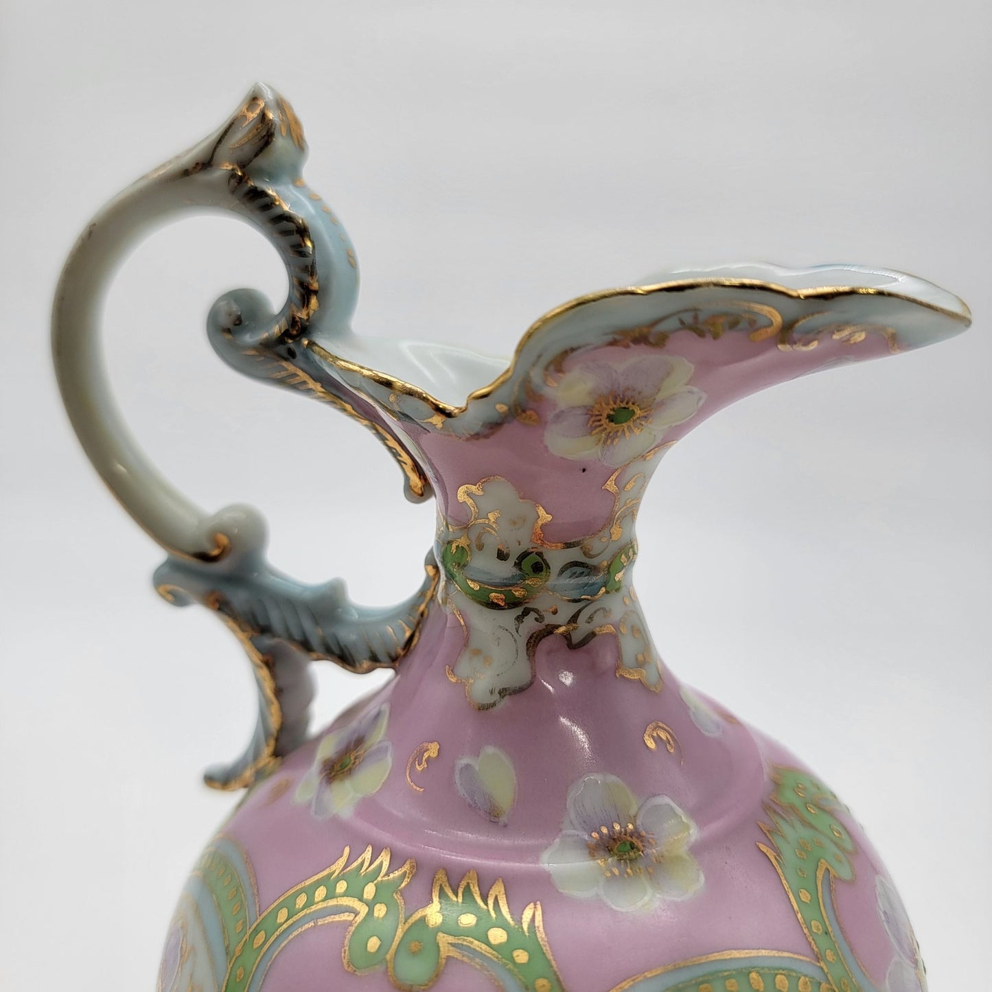 Antique Porcelain Ewer Pitcher Vase As Found