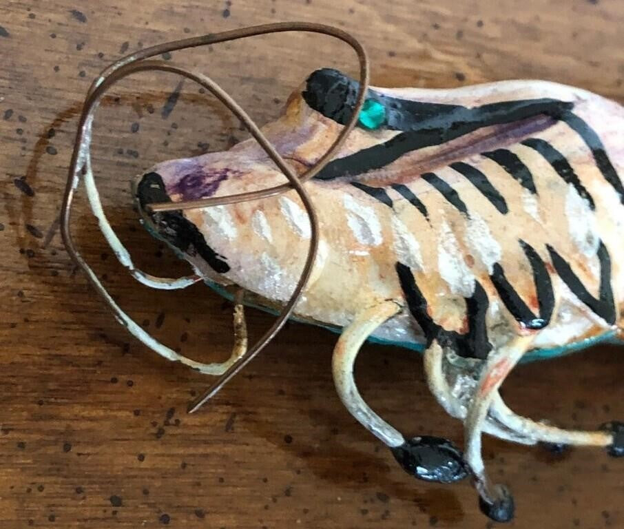 Vintage Tiger Prawn Brooch