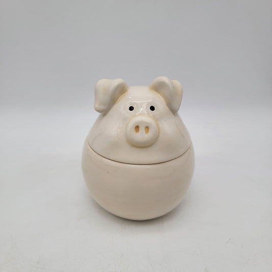 Vintage Pig Container With Lid