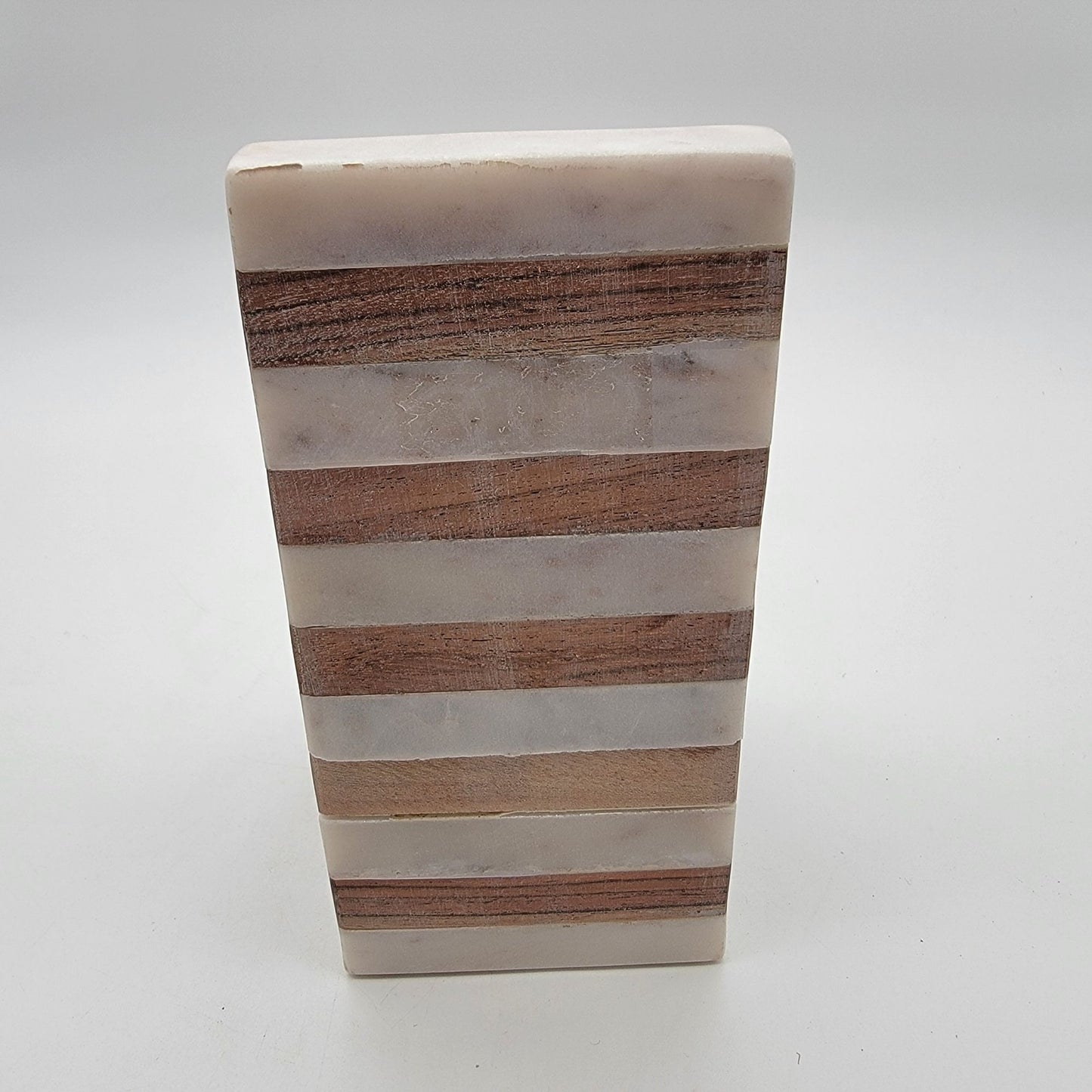 Marble & Wood Single Bookend