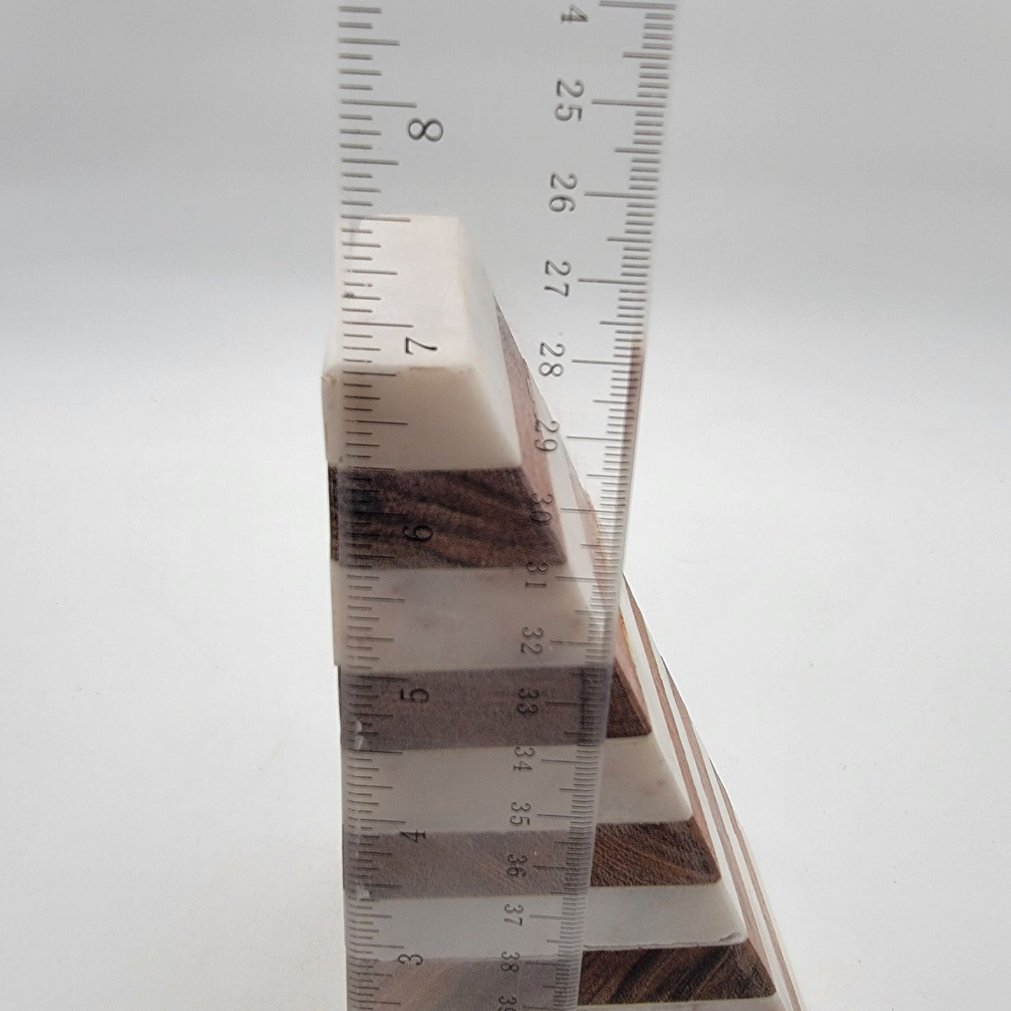 Marble & Wood Single Bookend