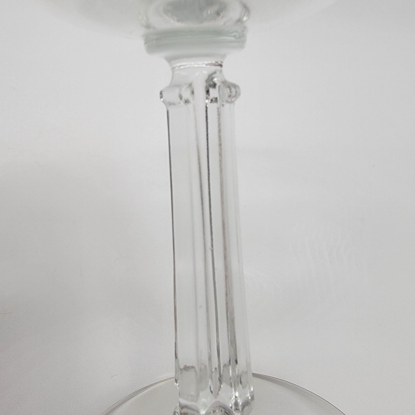 Vintage 1960s Etched Champagne Coupe Set Of 2