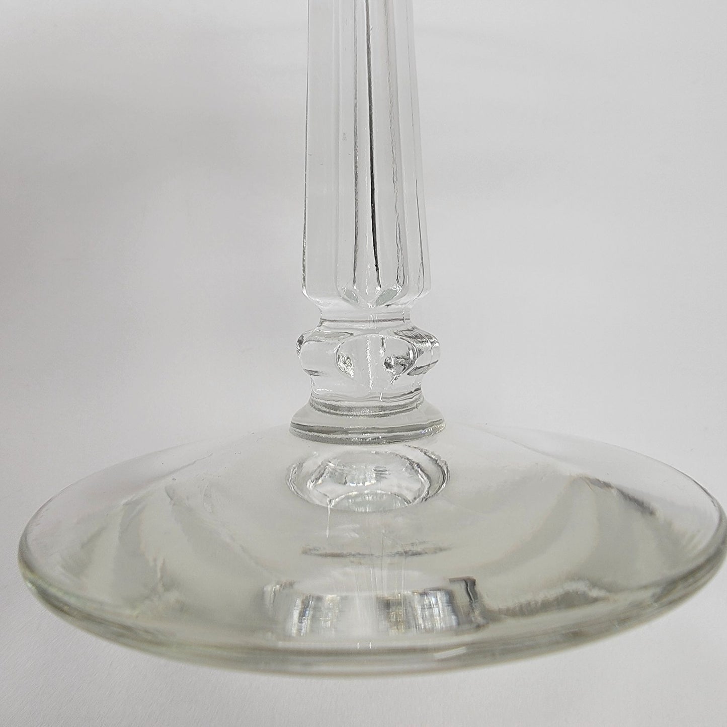 Vintage 1960s Etched Champagne Coupe Set Of 2