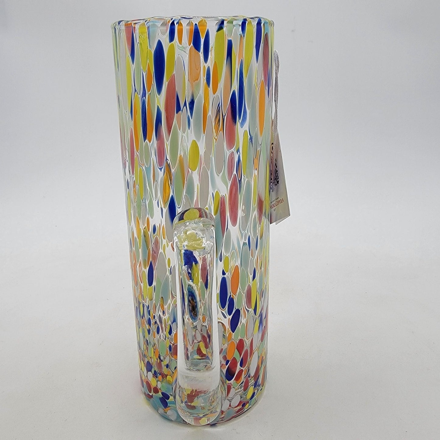 Alessandro Cappola Murano Confetti Art Glass Pitcher