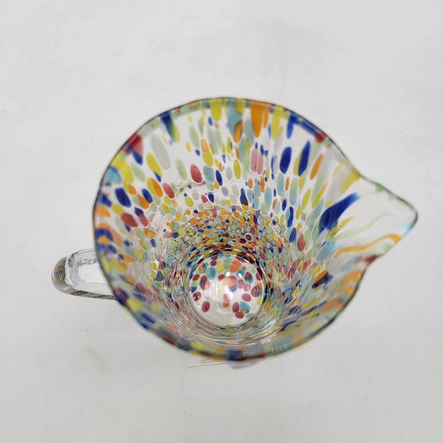 Alessandro Cappola Murano Confetti Art Glass Pitcher