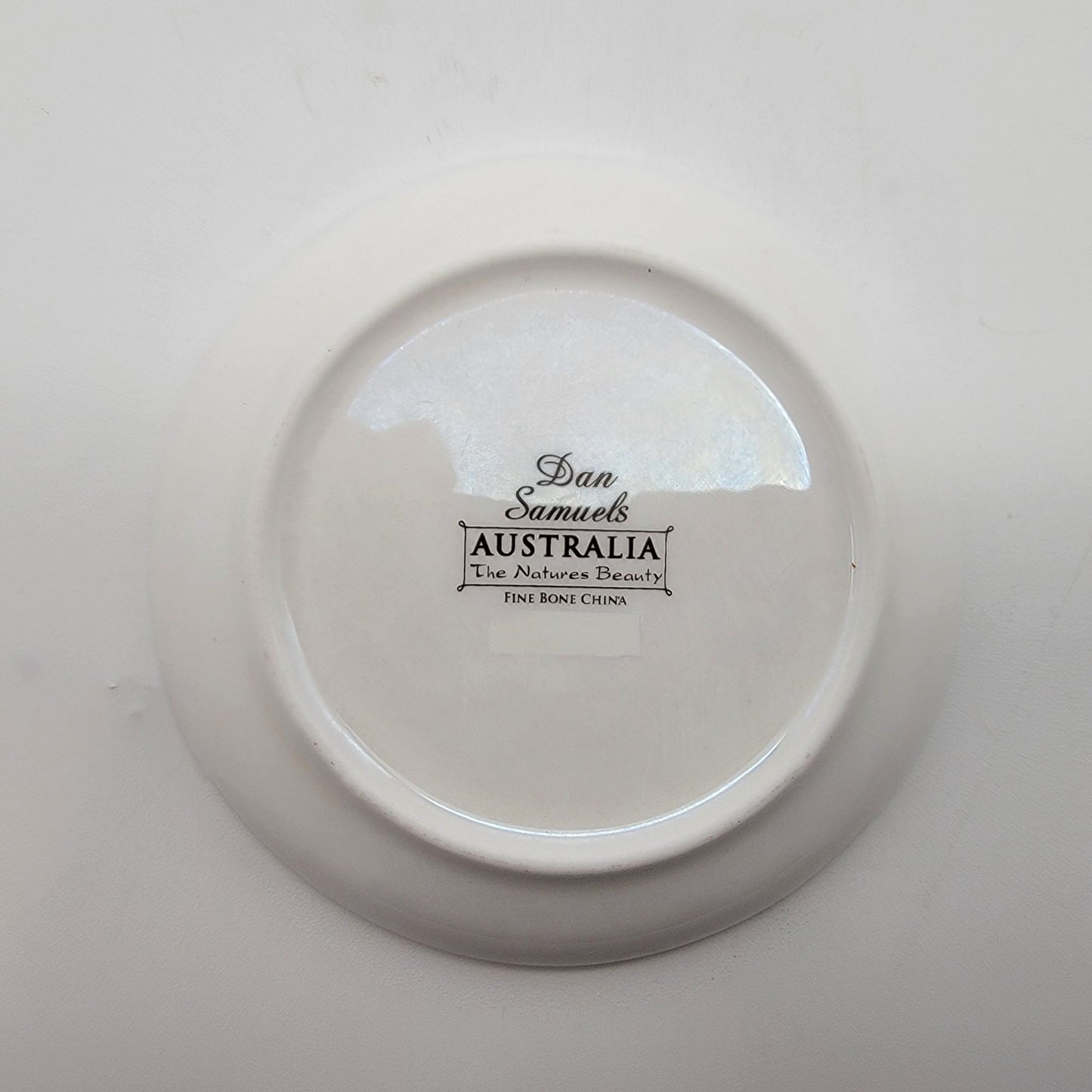 Dan Samuels Australia Crimson Rosella Fine Bone China Trinket Dish