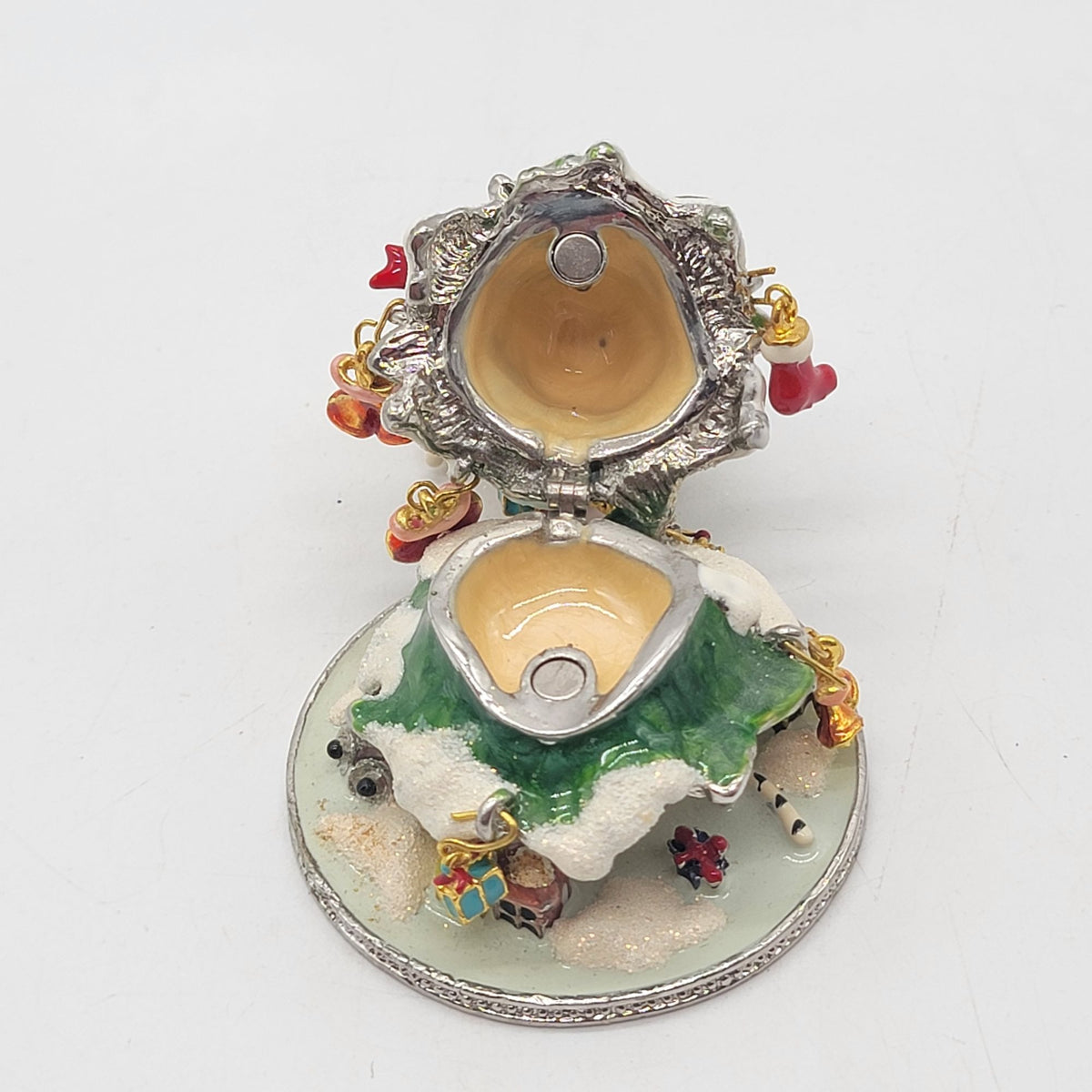 Objet d'art The First Noel Christmas Tree Trinket Box No. 197