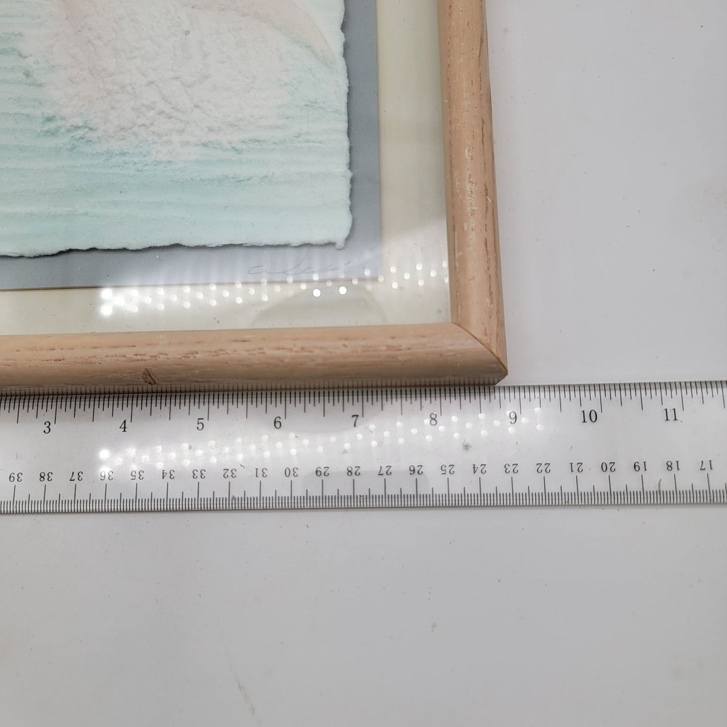 Framed Figi Graphics Humpback Whale Cast Paper Art By Wesley Smith