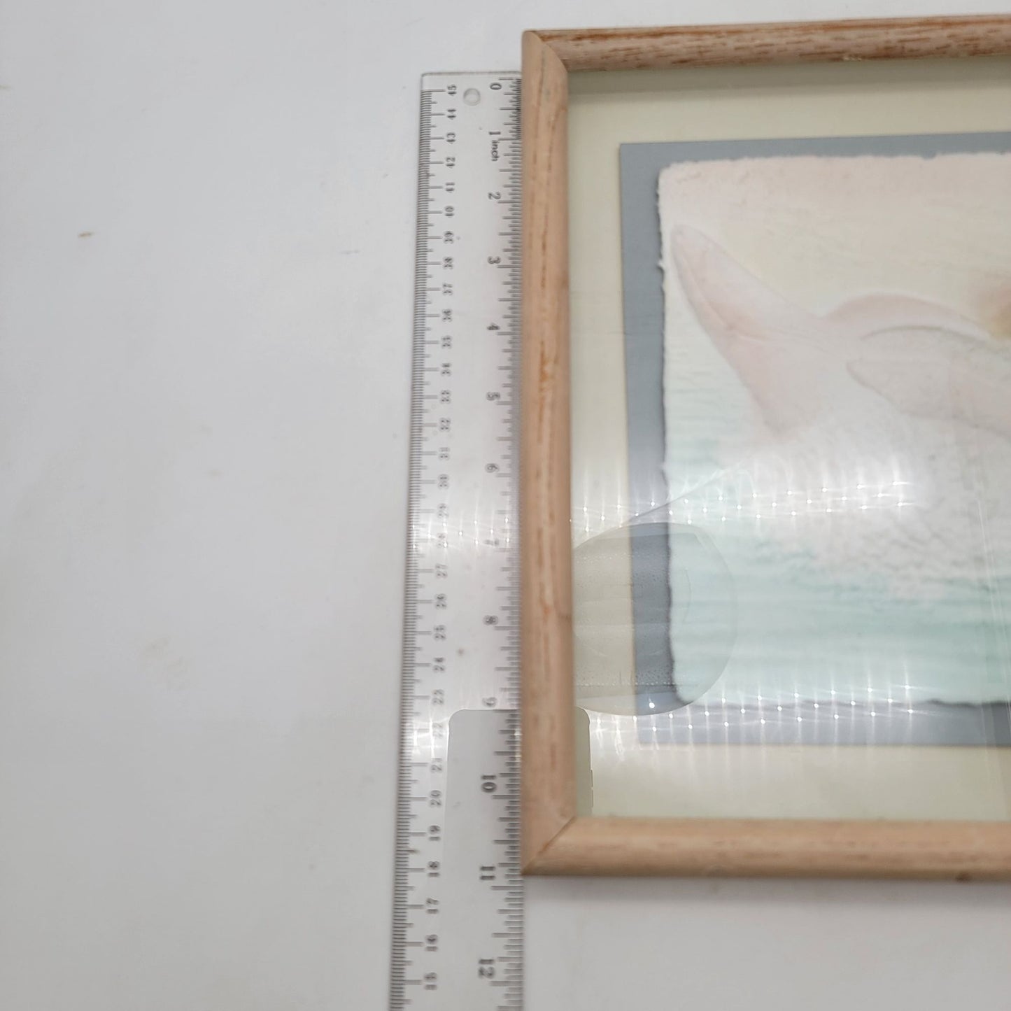 Framed Figi Graphics Humpback Whale Cast Paper Art By Wesley Smith
