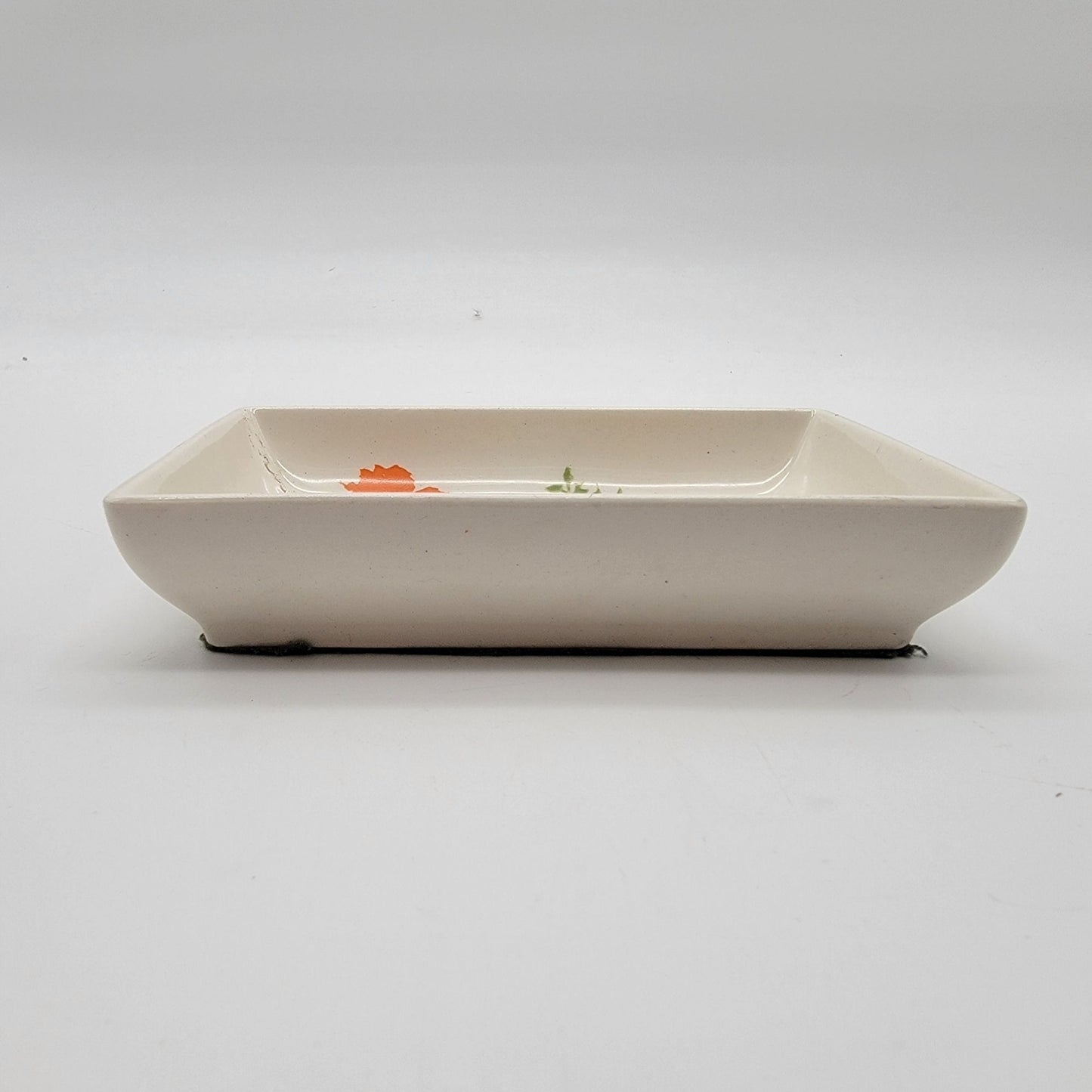 Vintage Elizabeth Arden Floral Trinket Dish Poppy Pattern