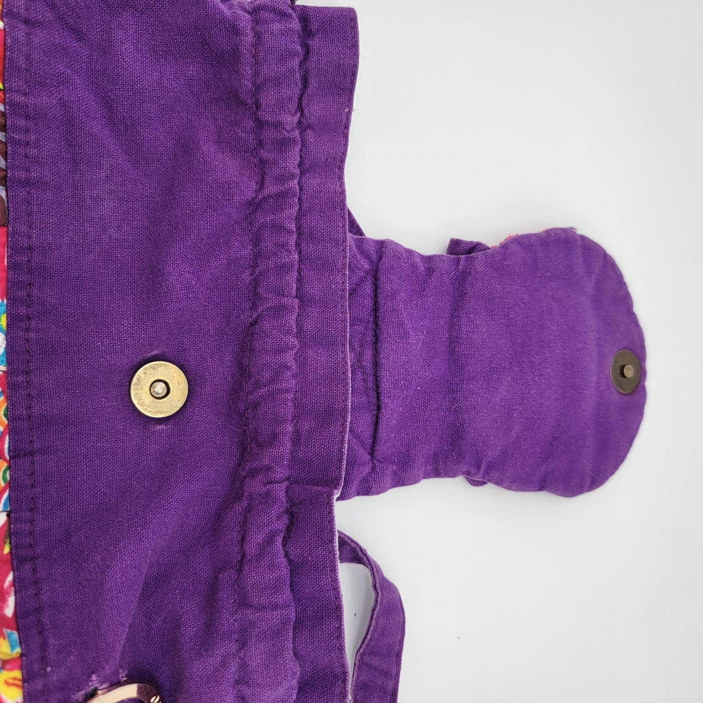 Original Kohrky Patch Quilted Cat Backpack Purple