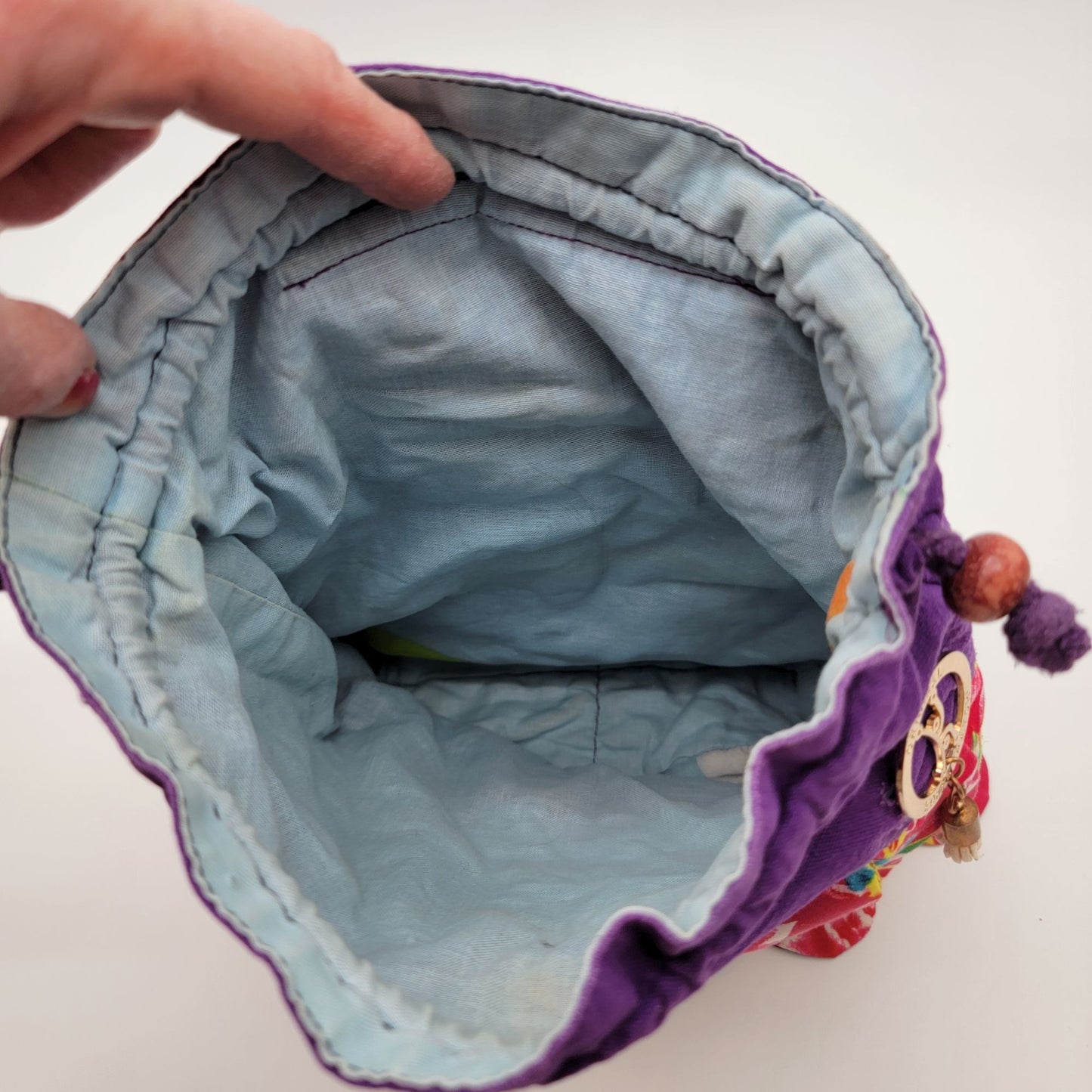 Original Kohrky Patch Quilted Cat Backpack Purple