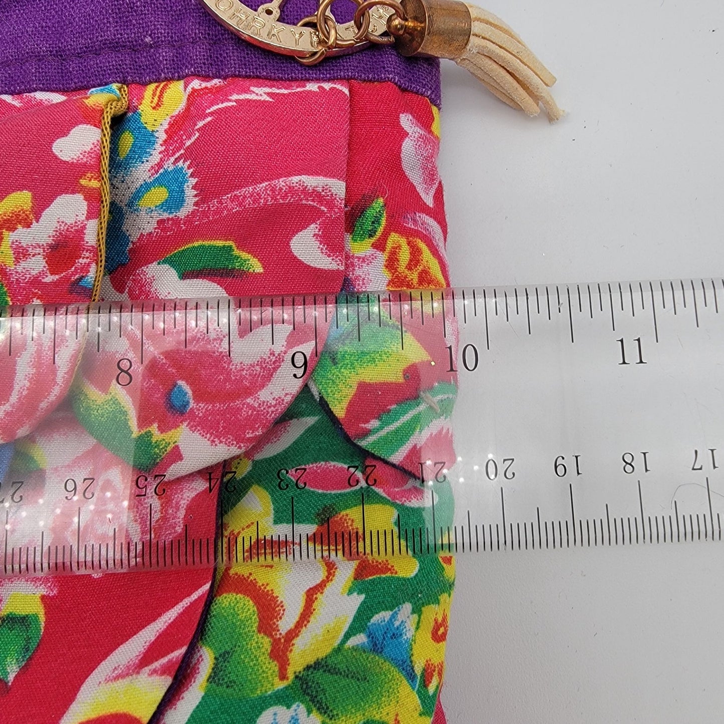 Original Kohrky Patch Quilted Cat Backpack Purple