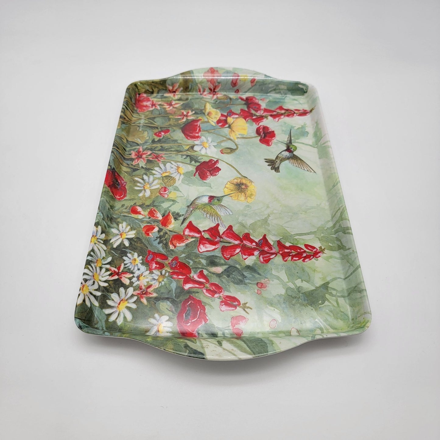 Cameron Designs Hummingbird Garden Melamine Serving Tray
