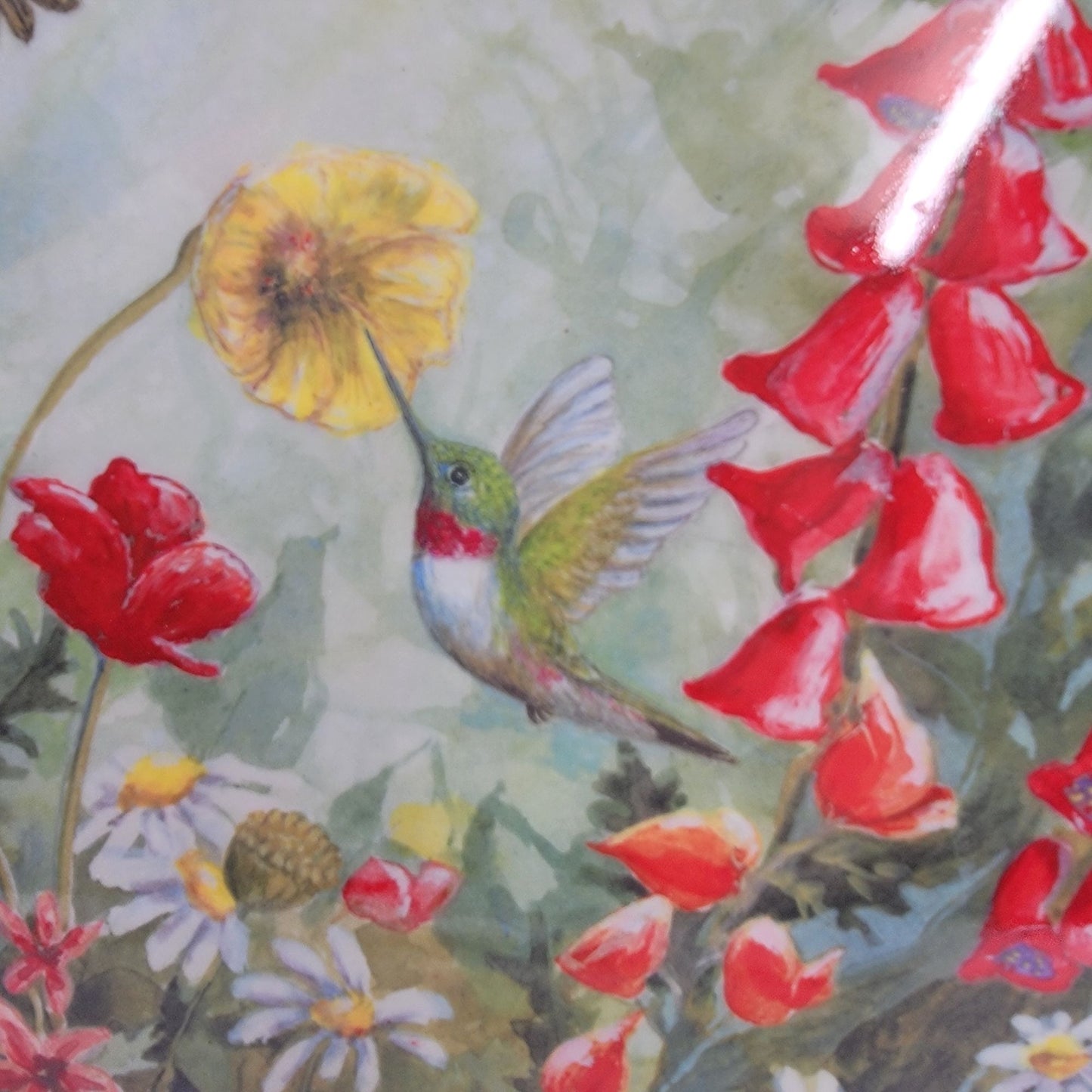 Cameron Designs Hummingbird Garden Melamine Serving Tray