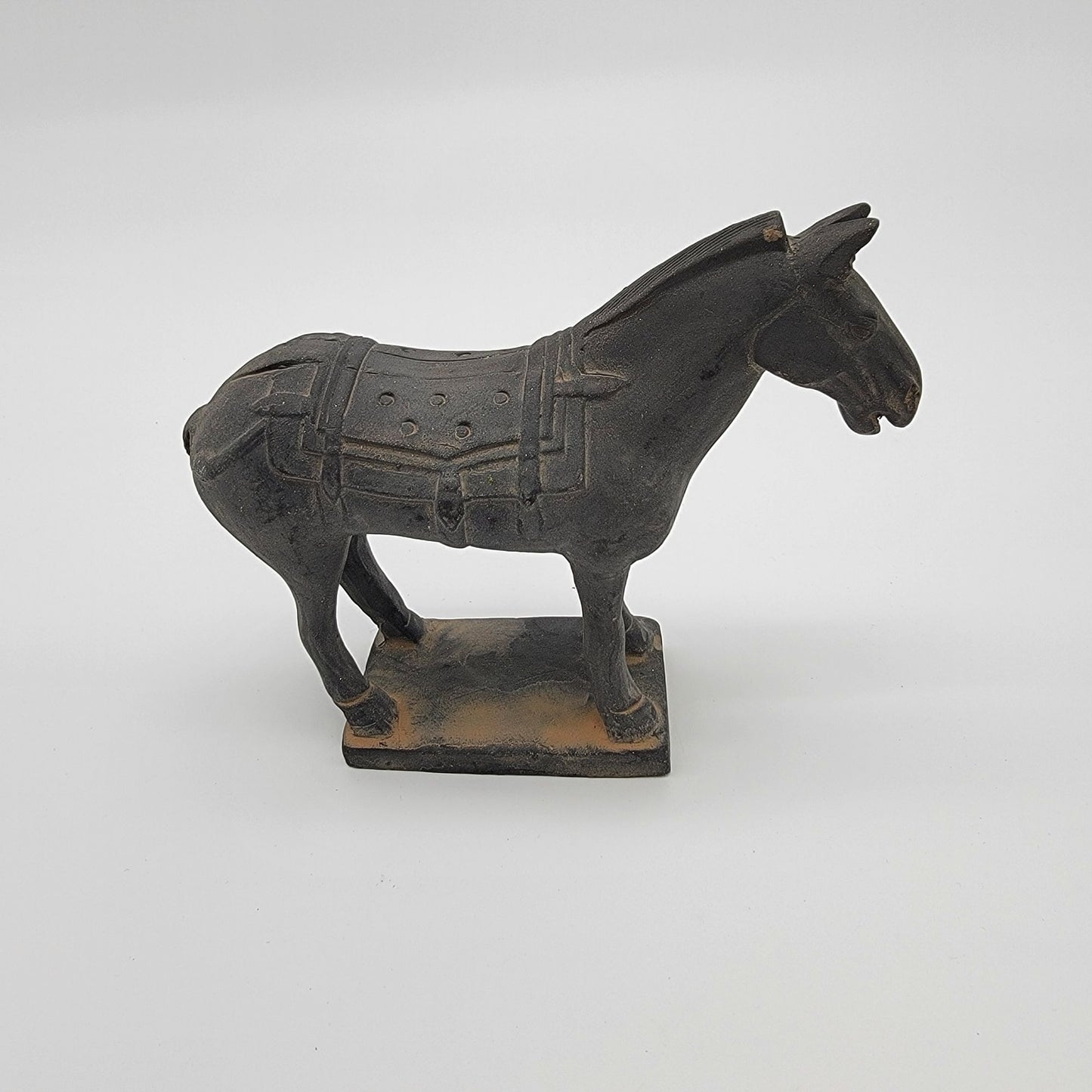 Vintage Qin Dynasty Terracotta Army Horse Sculpture