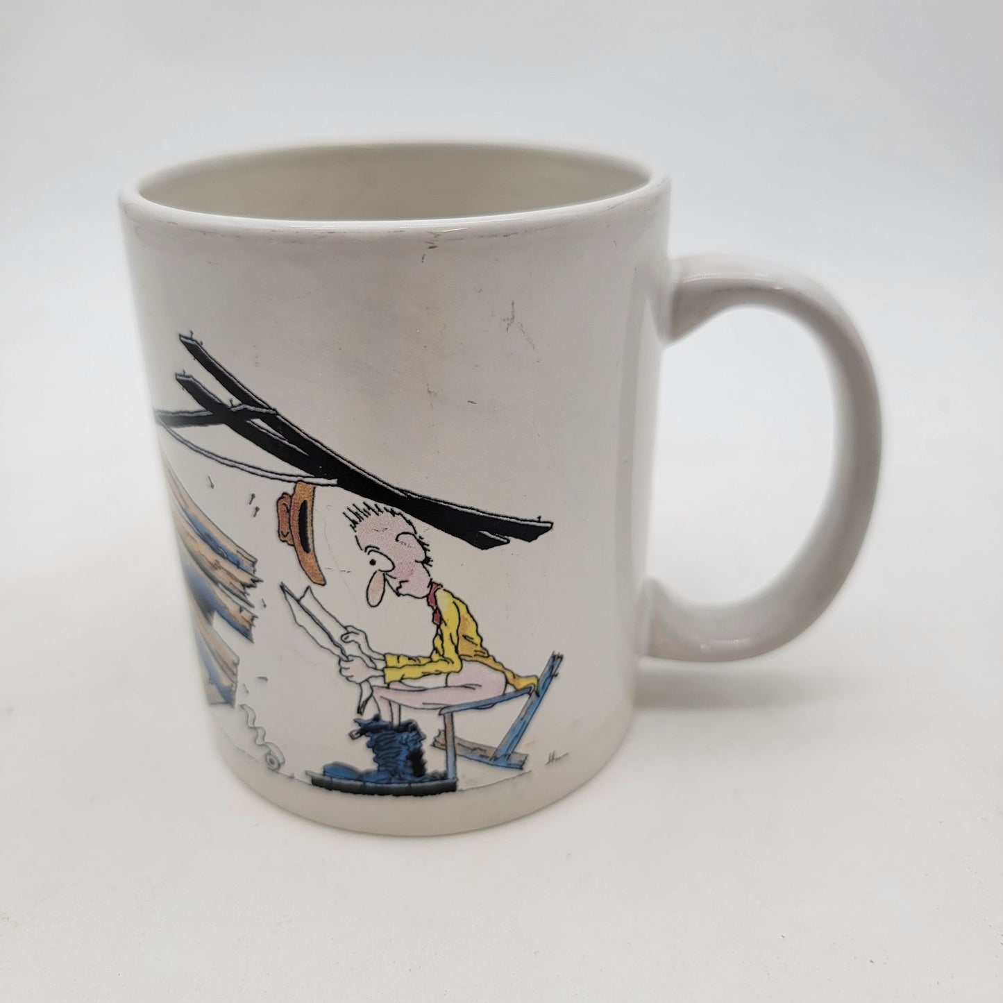 Vintage Leanin Tree Coffee Mug With Humorous Horse Cartoon