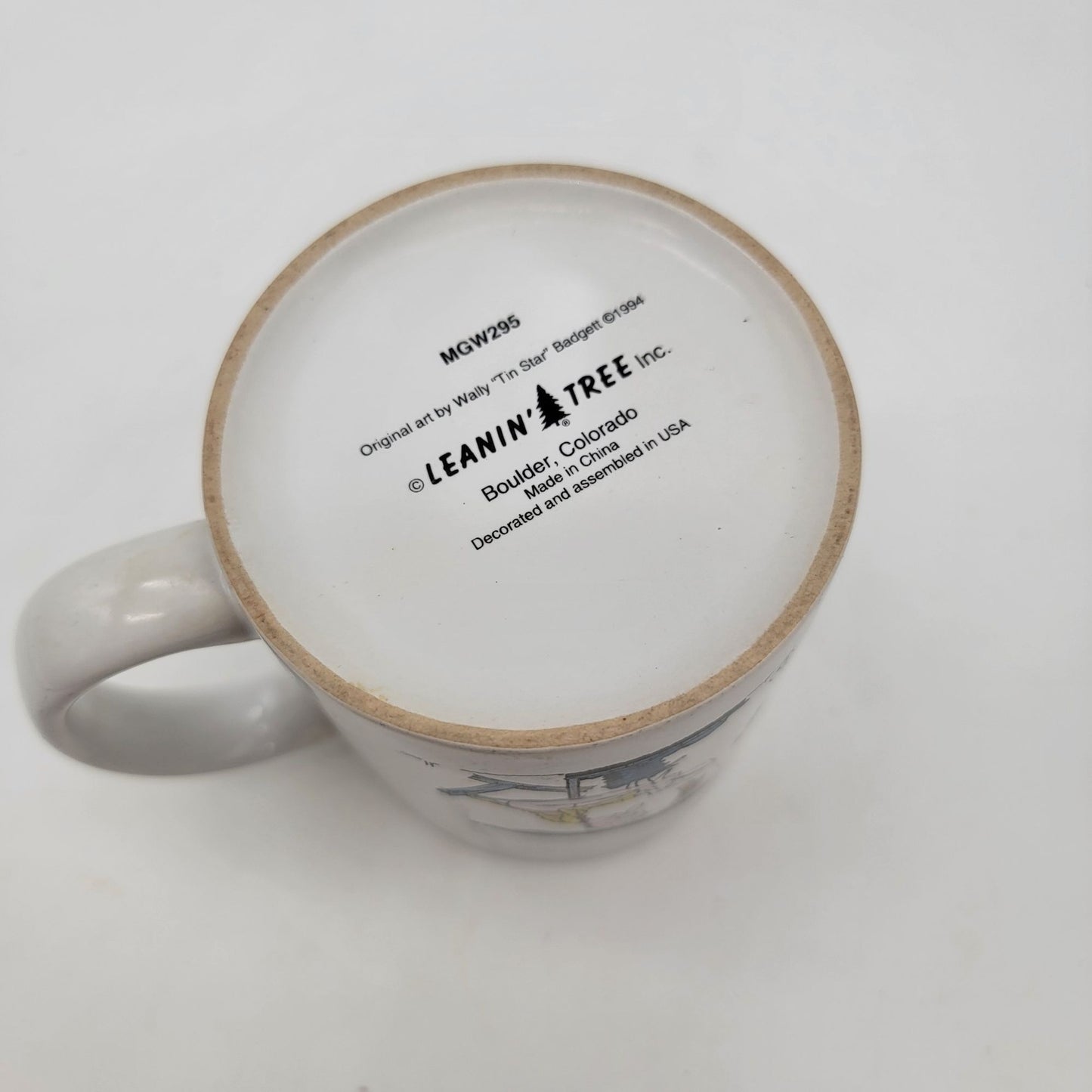 Vintage Leanin Tree Coffee Mug With Humorous Horse Cartoon