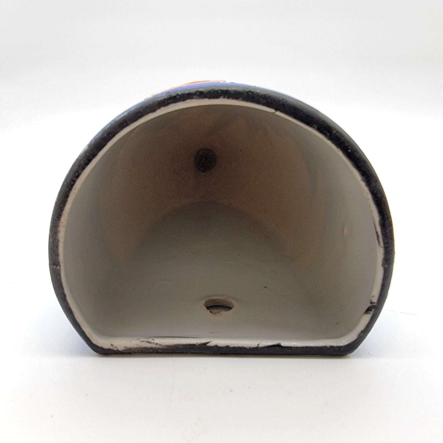 Vintage 1920s Hotta Yu Shoten Japanese Moriage Lusterware Bird Wall Pocket Vase