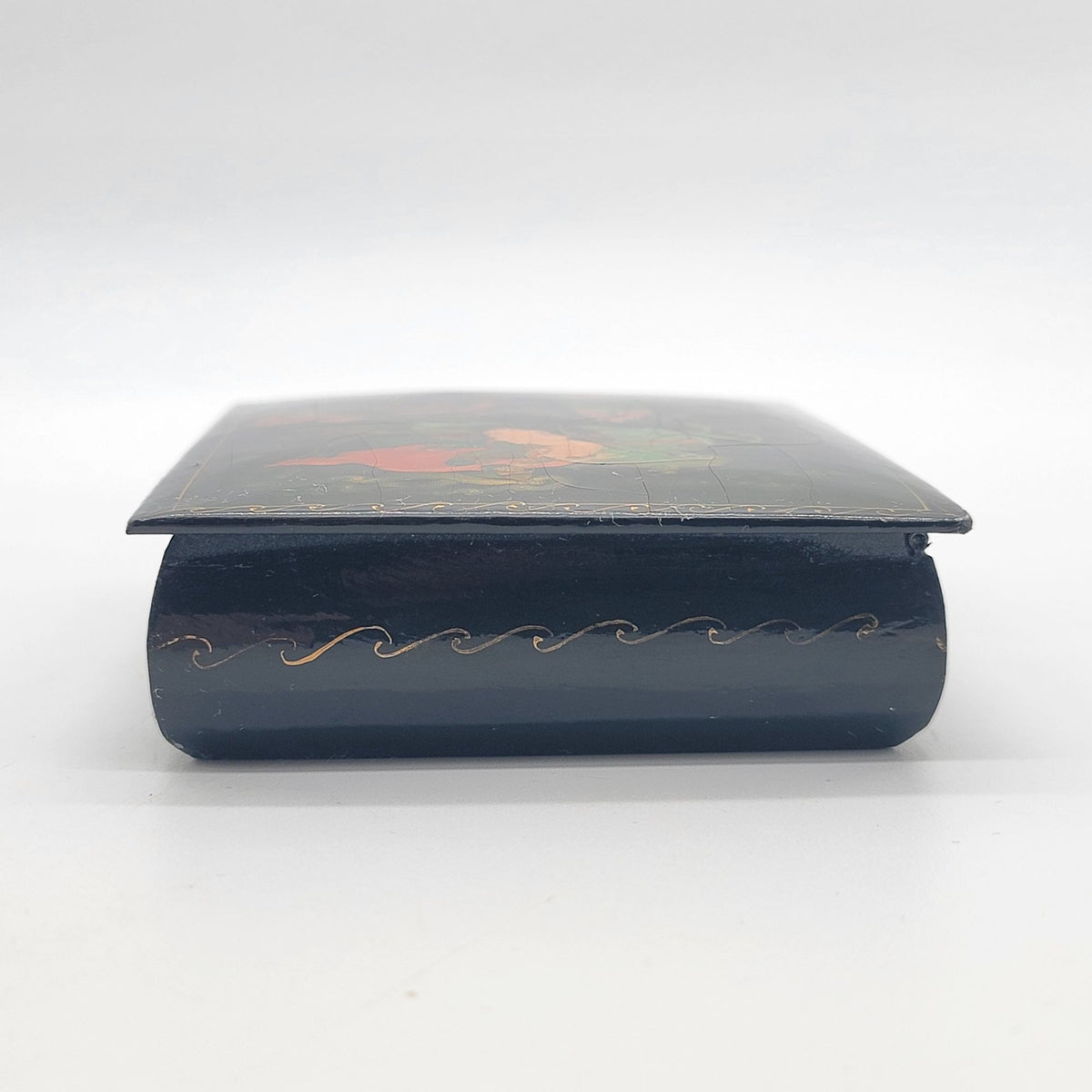 Vintage Kholui Russian Lacquer Box Ruslan & Ludmila Scene