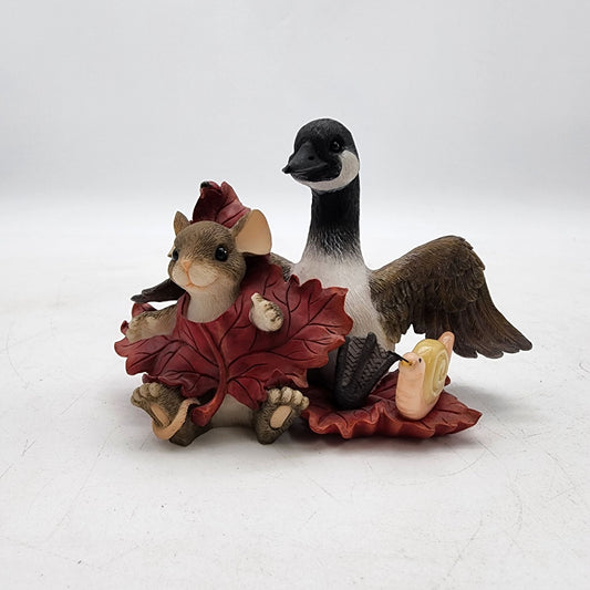 Charming Tails Figurine "Take Friendship Under Your Wings" Canadian Exclusive