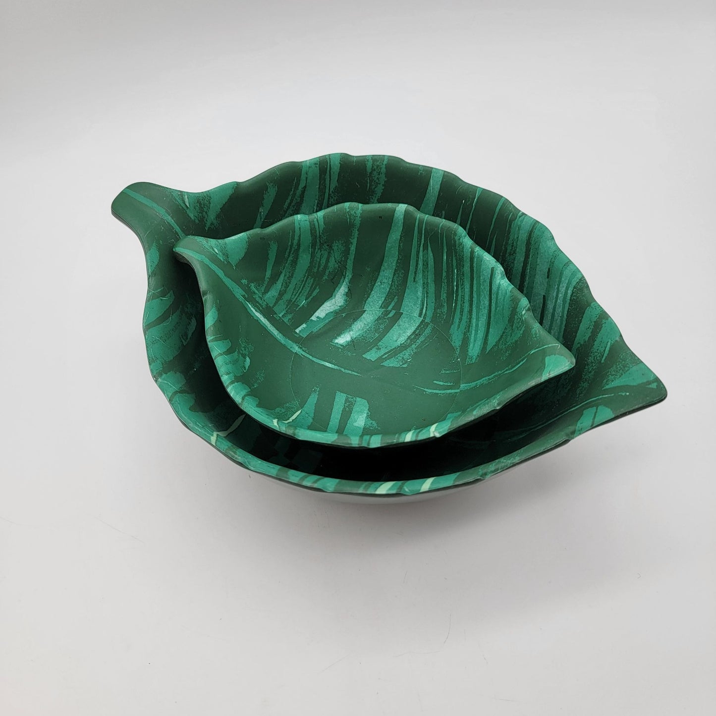 Opalhouse Leaf Bamboo Melamine Nesting Bowls Set Of 2