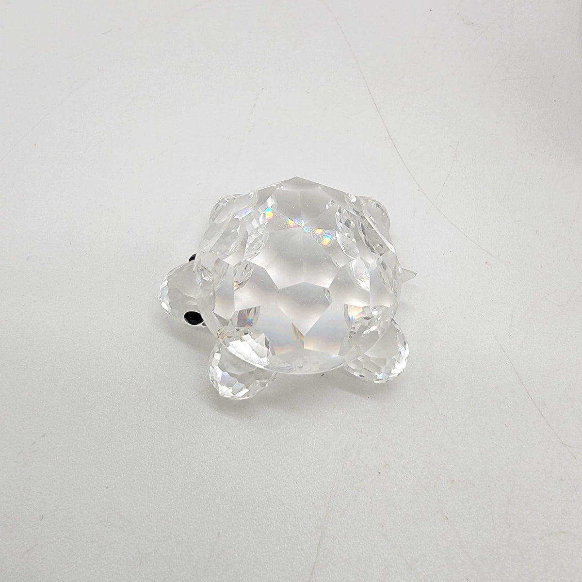 Vintage Swarovski Silver Crystal Mini Tortoise Turtle Figurine