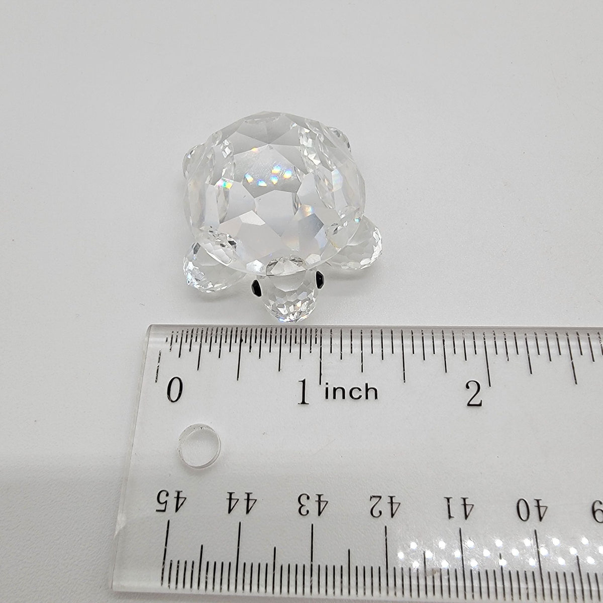 Vintage Swarovski Silver Crystal Mini Tortoise Turtle Figurine