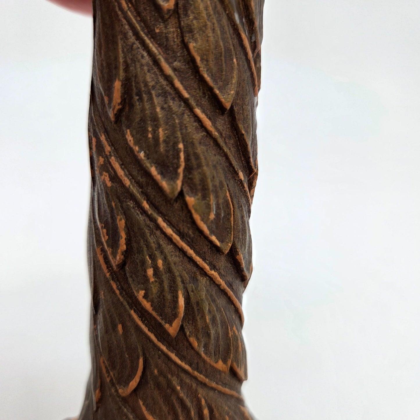 Pair of Vintage Syroco Wood Candle Holders Borghese Style