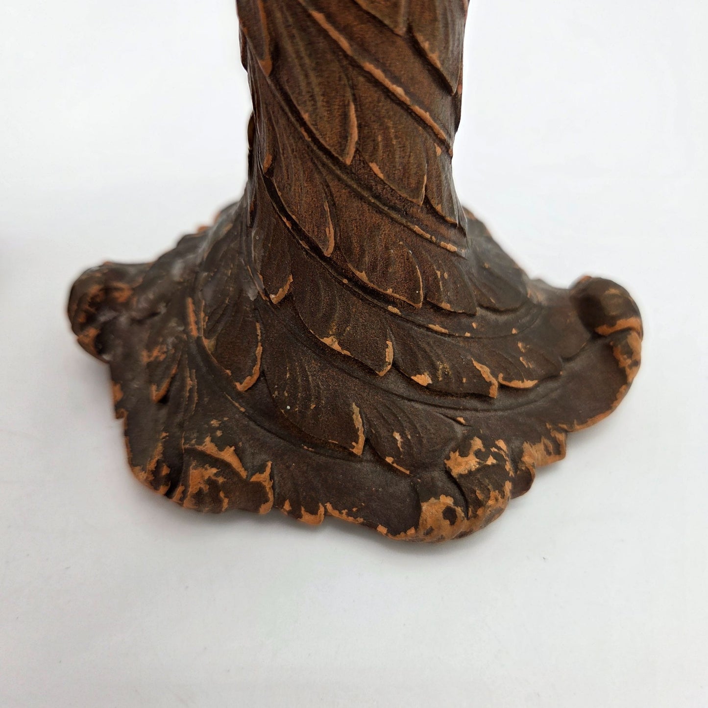 Pair of Vintage Syroco Wood Candle Holders Borghese Style
