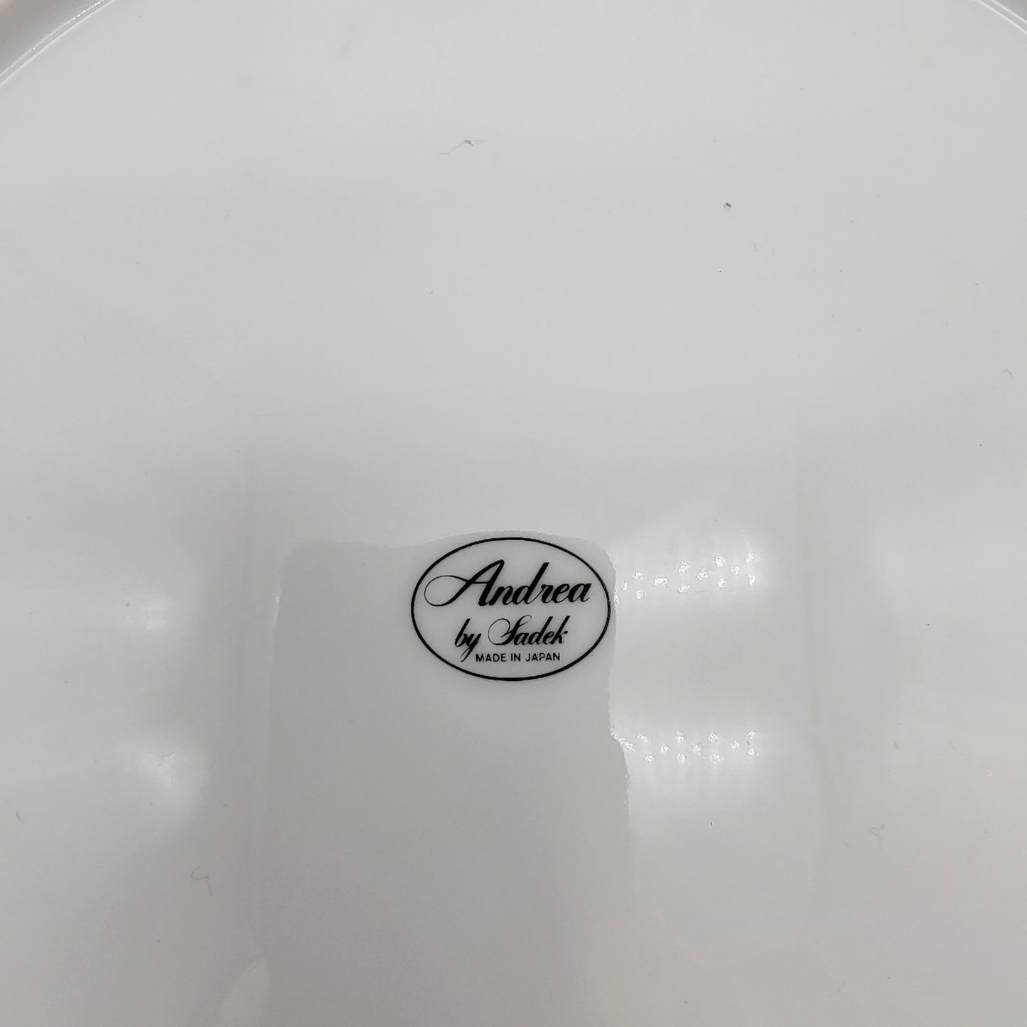 Vintage Andrea By Sadek Chip & Dip "Garden Of India"  Plate Bowl Set