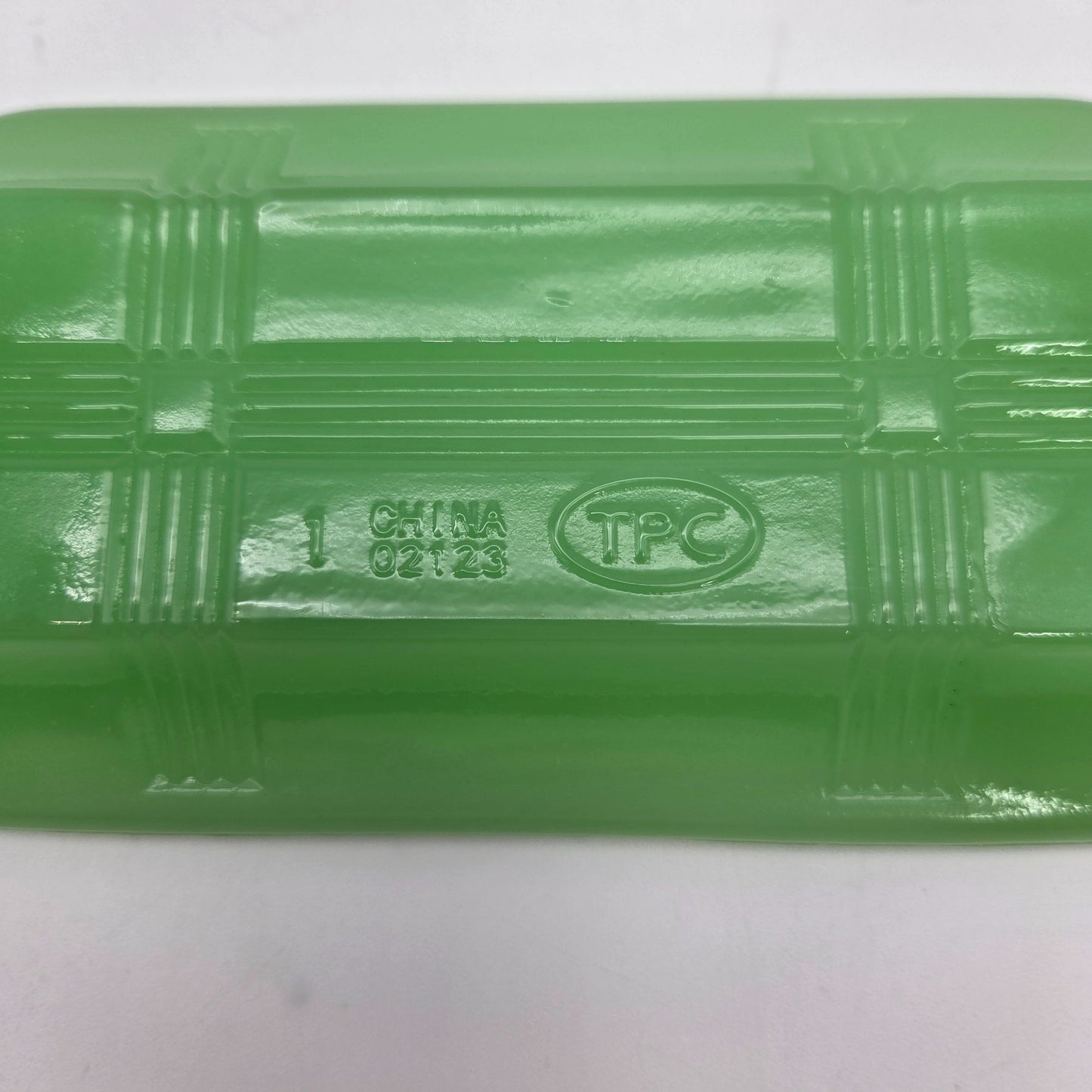 Jadeite Green Glass Covered Butter Dish TPC