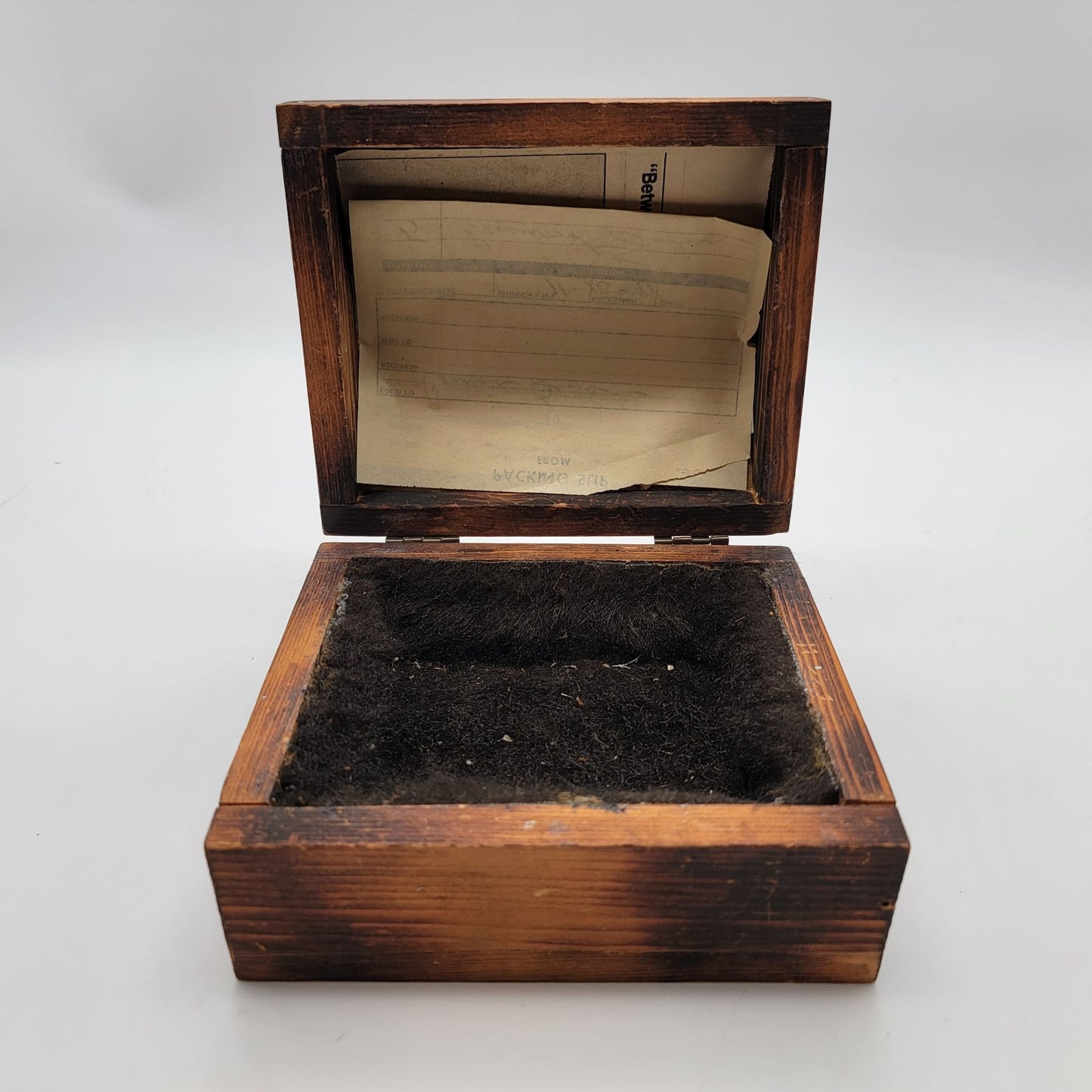 Hand-Crafted Wood Treasure Chest Box Signed