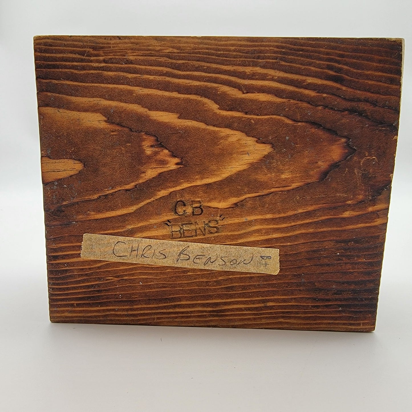 Hand-Crafted Wood Treasure Chest Box Signed