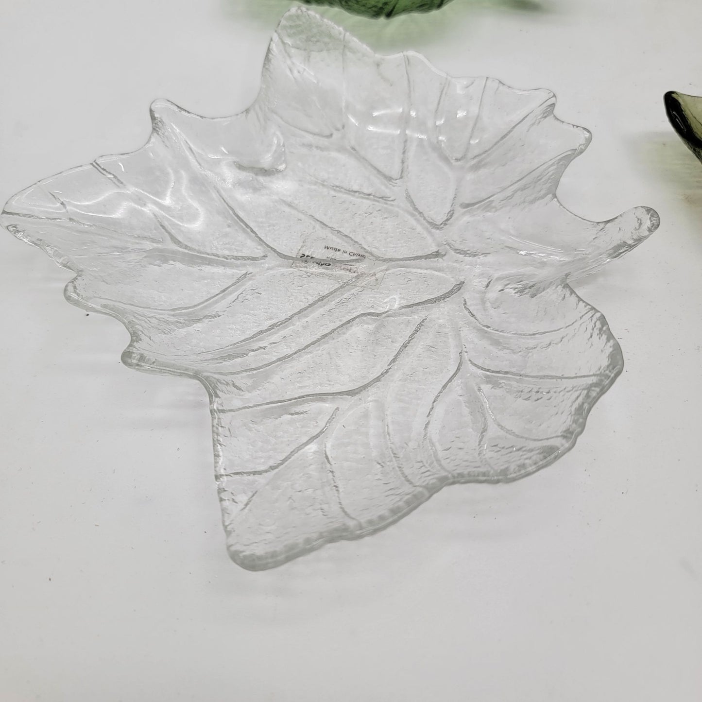 Leaf Glass Dish Set 7 Pieces