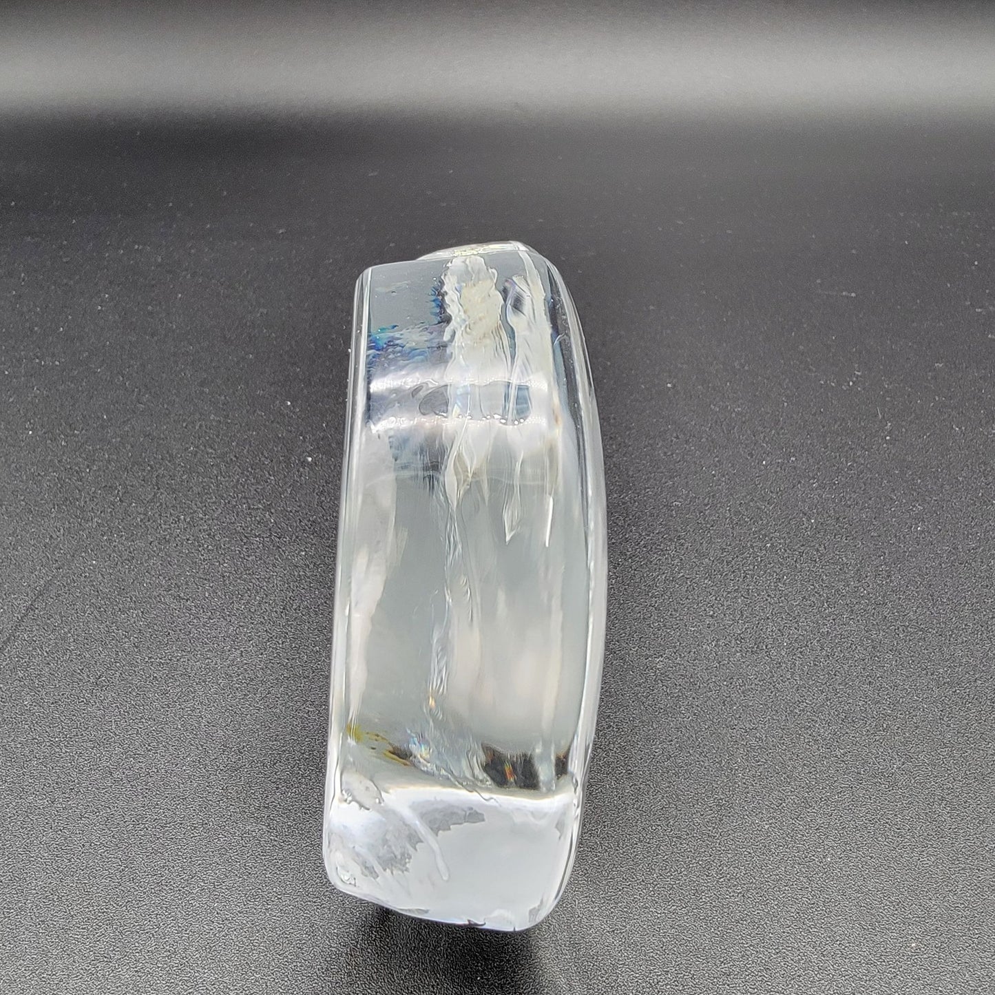 Cristal D'Arques France Dolphin Glass Paperweight