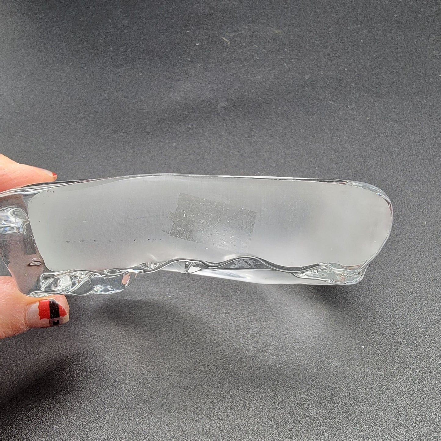 Cristal D'Arques France Dolphin Glass Paperweight