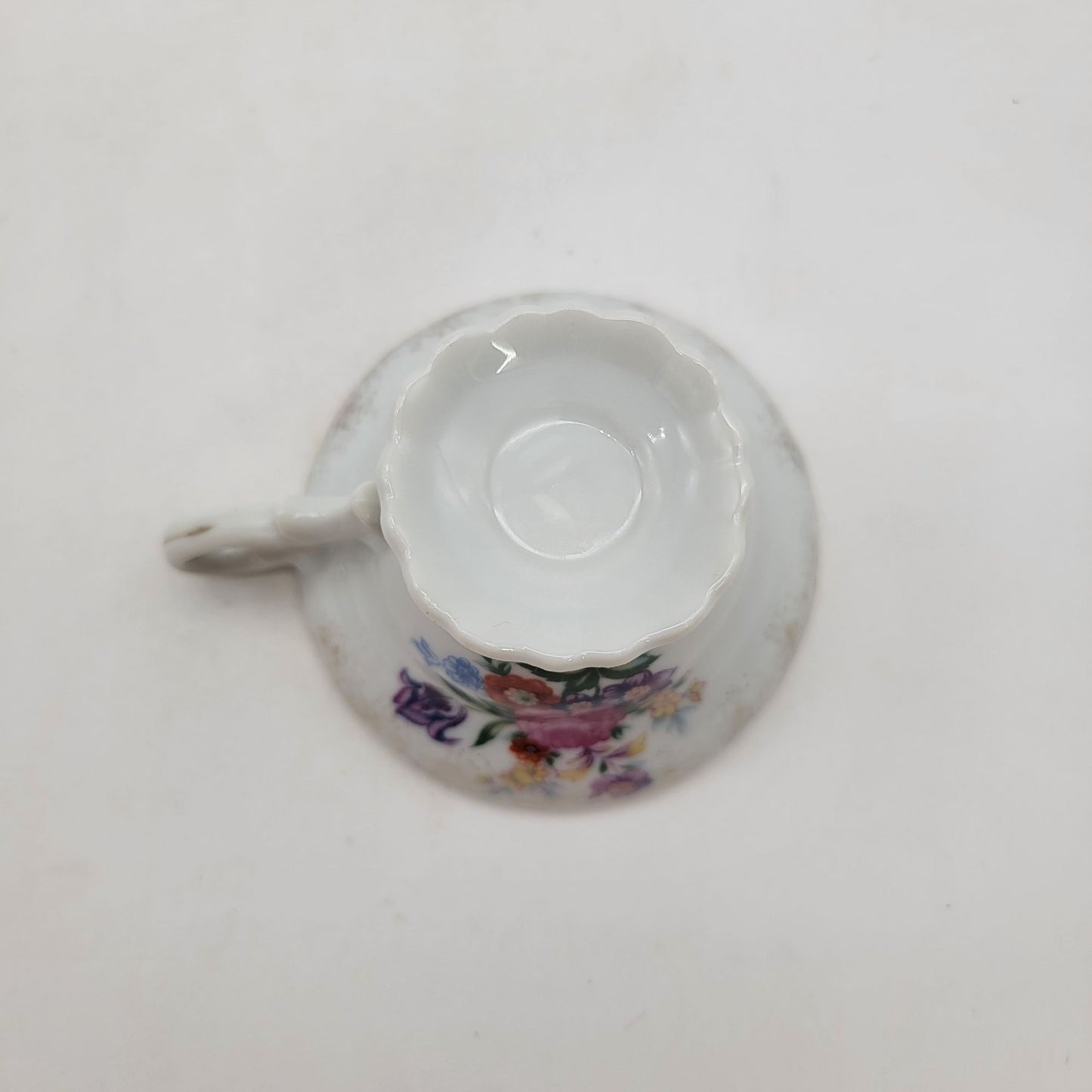 Vintage Fine Bone China Floral Bouquet Tea Cup & Saucer