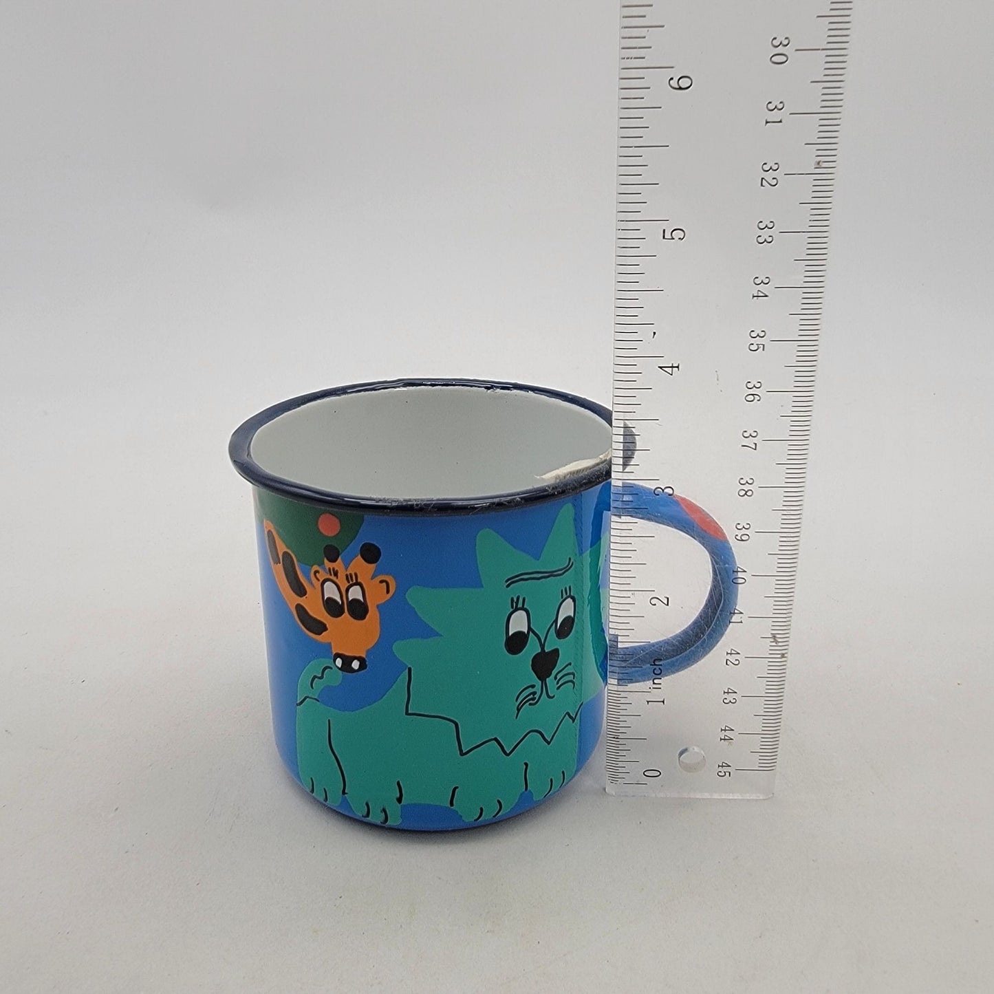 5 Pc Lumela South Africa Safari Enamelware Child's Dishes Set