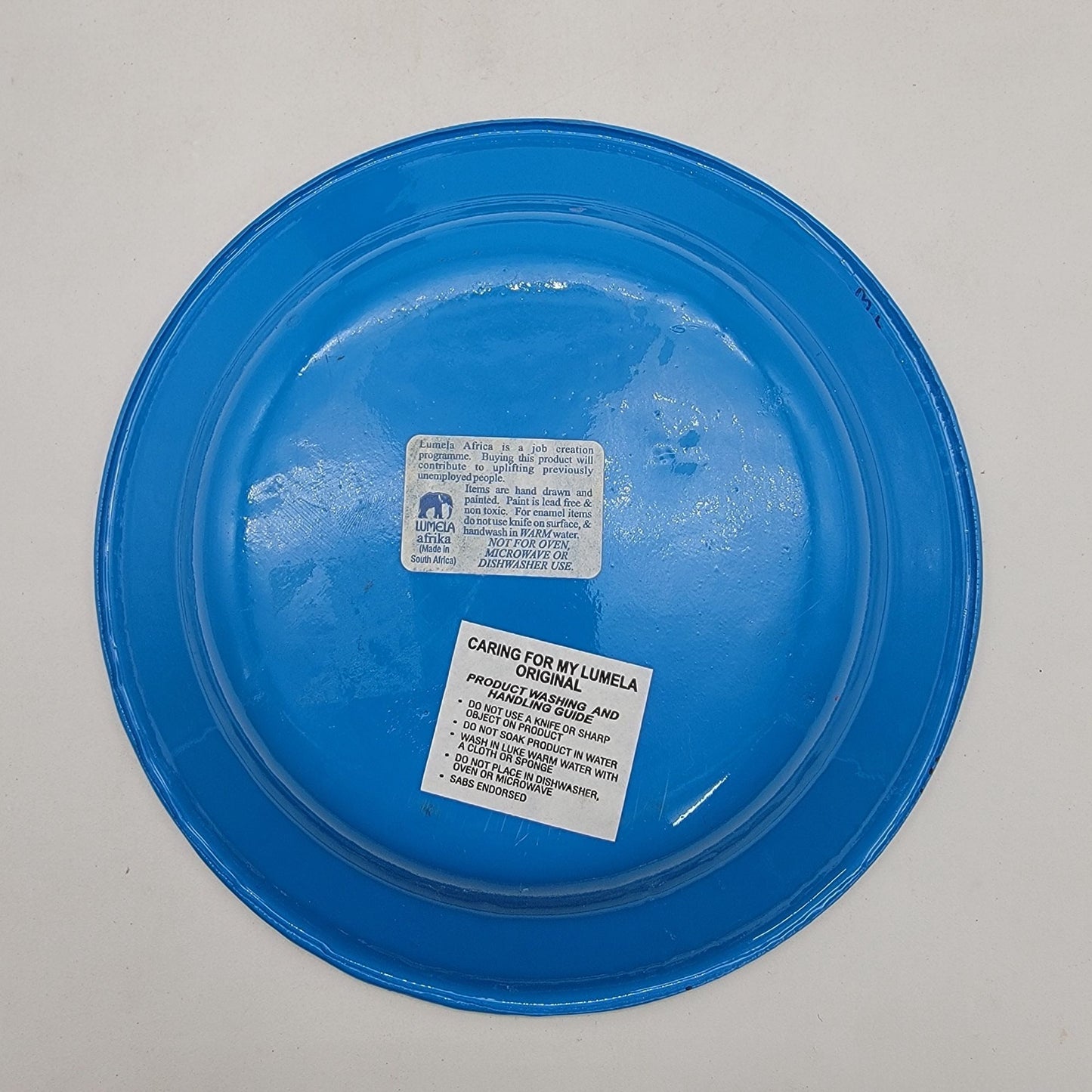 5 Pc Lumela South Africa Safari Enamelware Child's Dishes Set